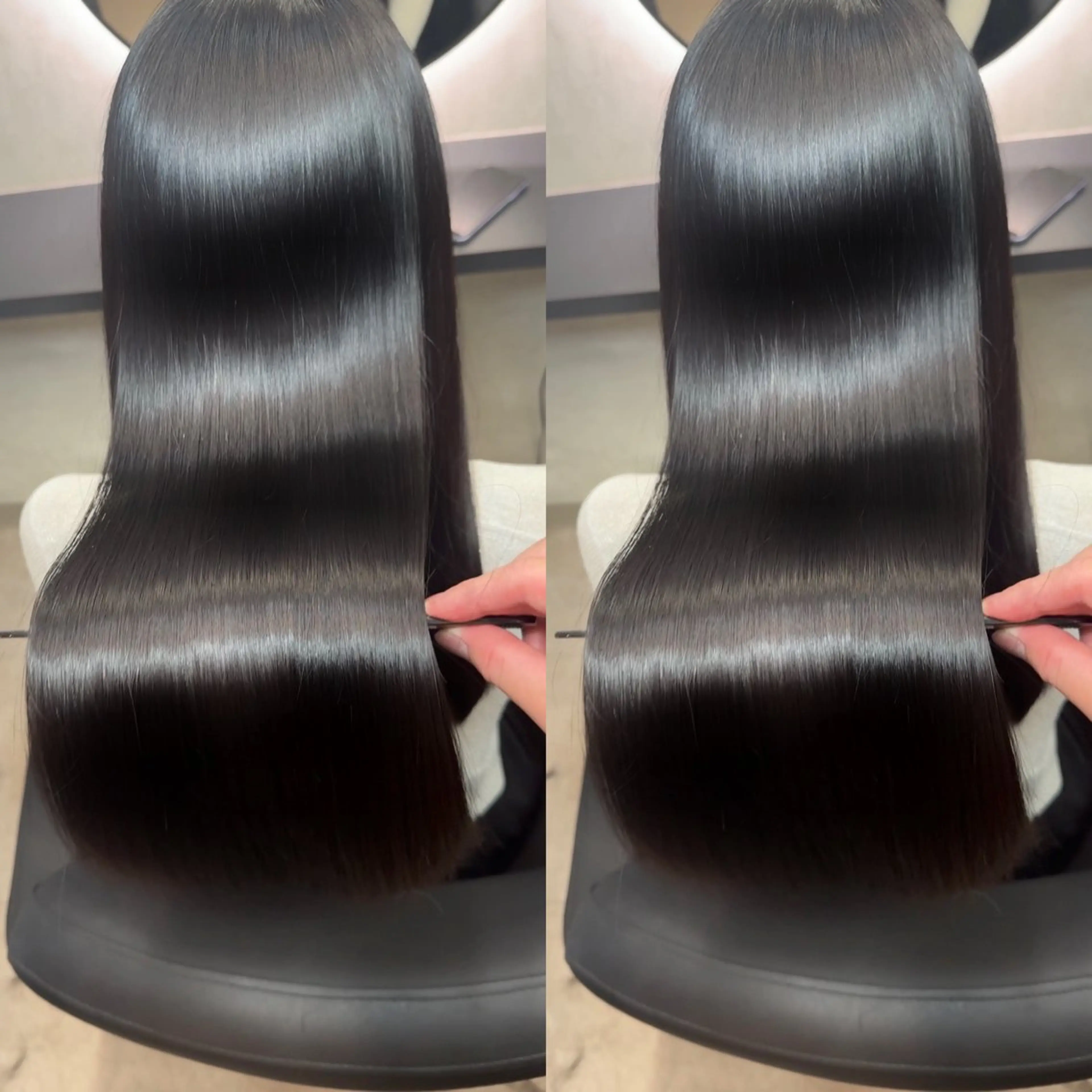 ロング 新宿/韓国風レイヤー 髪質改善/ジャッキーのヘアスタイル