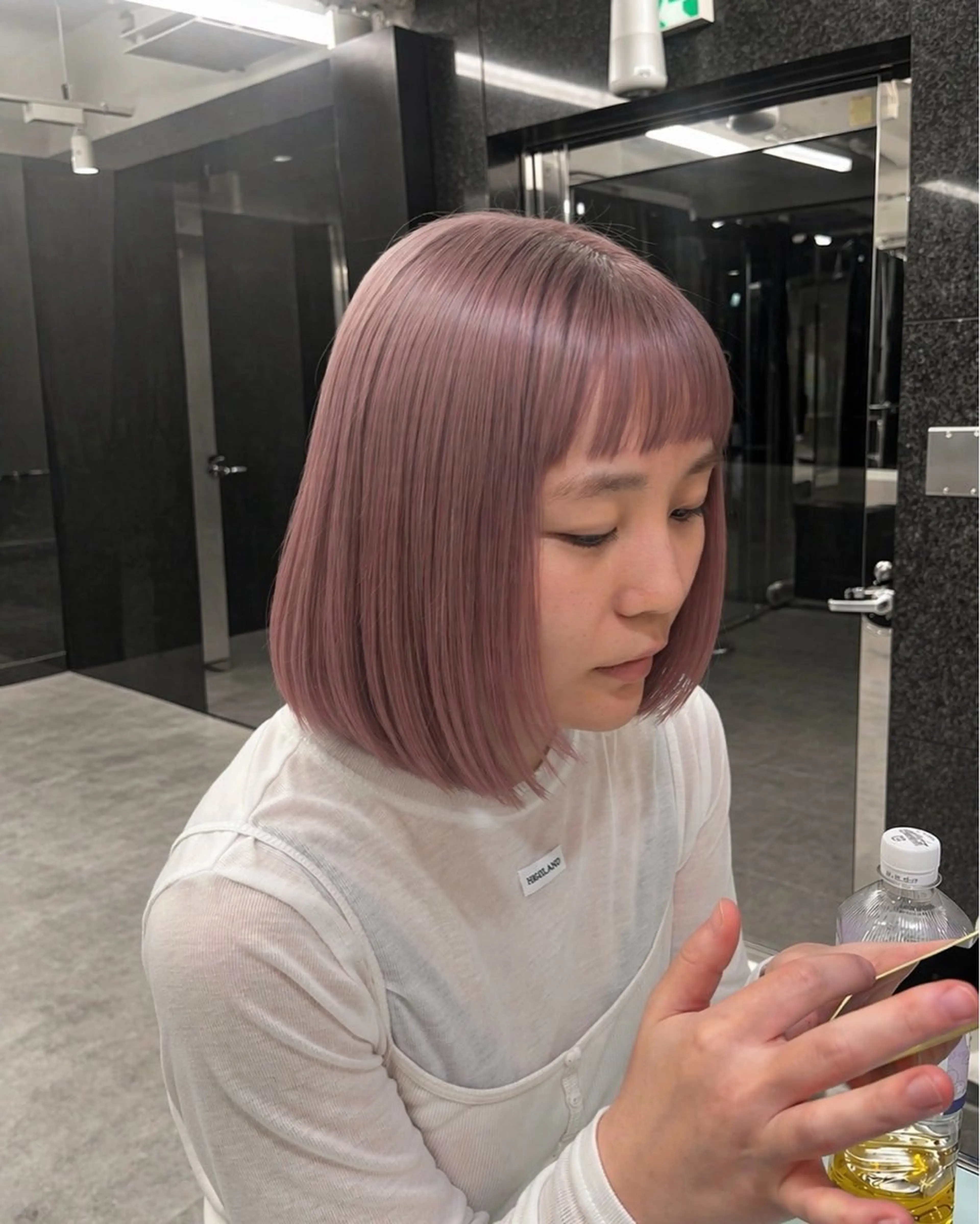 カット+ワンカラー（ダブルカラーやブリーチなどは別メニューとなります。）+髪質改善trの写真