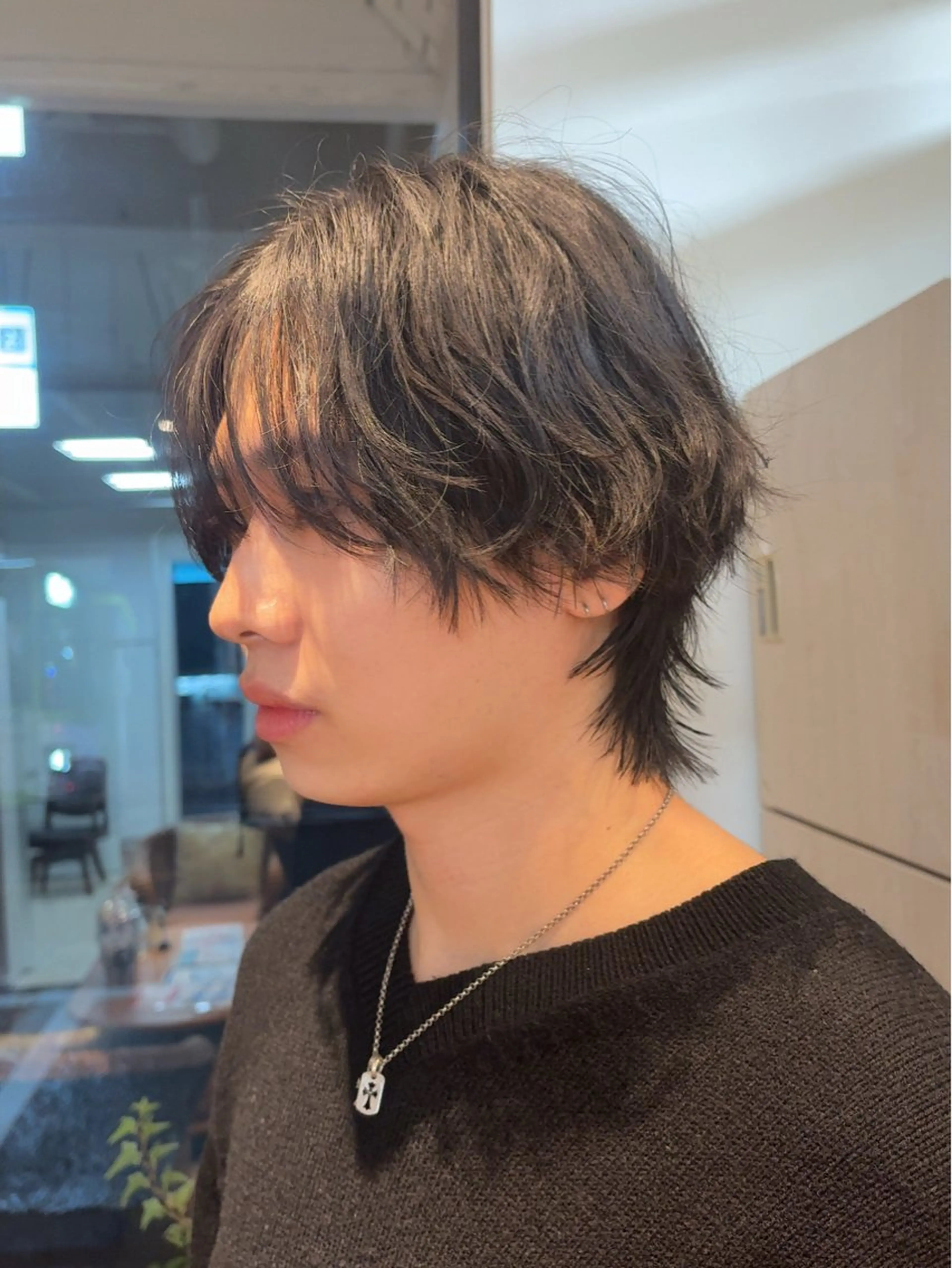 メンズ マッシュウルフ マッシュ メンズウルフカット ウルフカット 熊田 秀佳　川口店のヘアスタイル