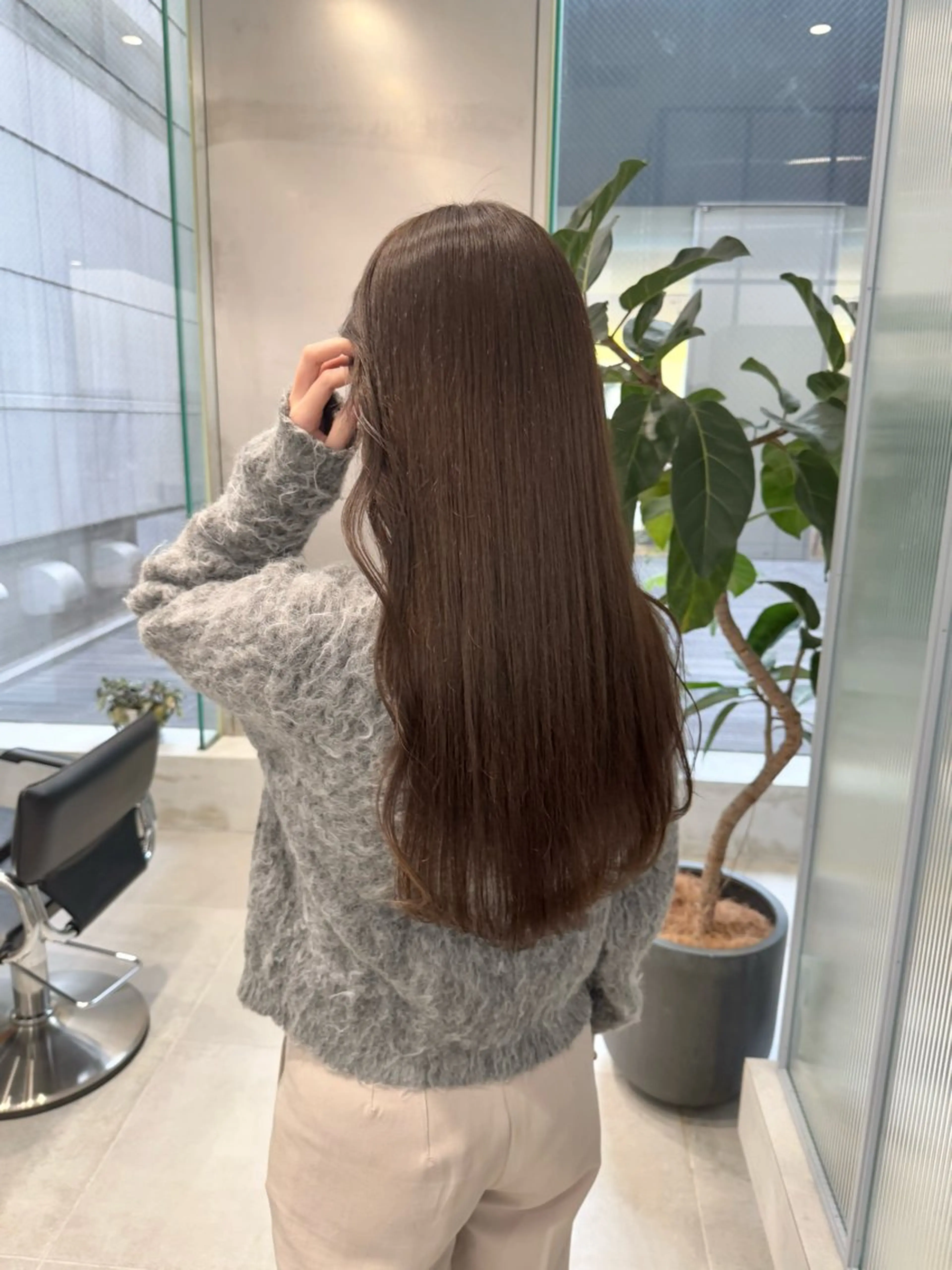 ロング カラー ヘアカラー ひかり／ベージュ ／似合わせカットのヘアスタイル