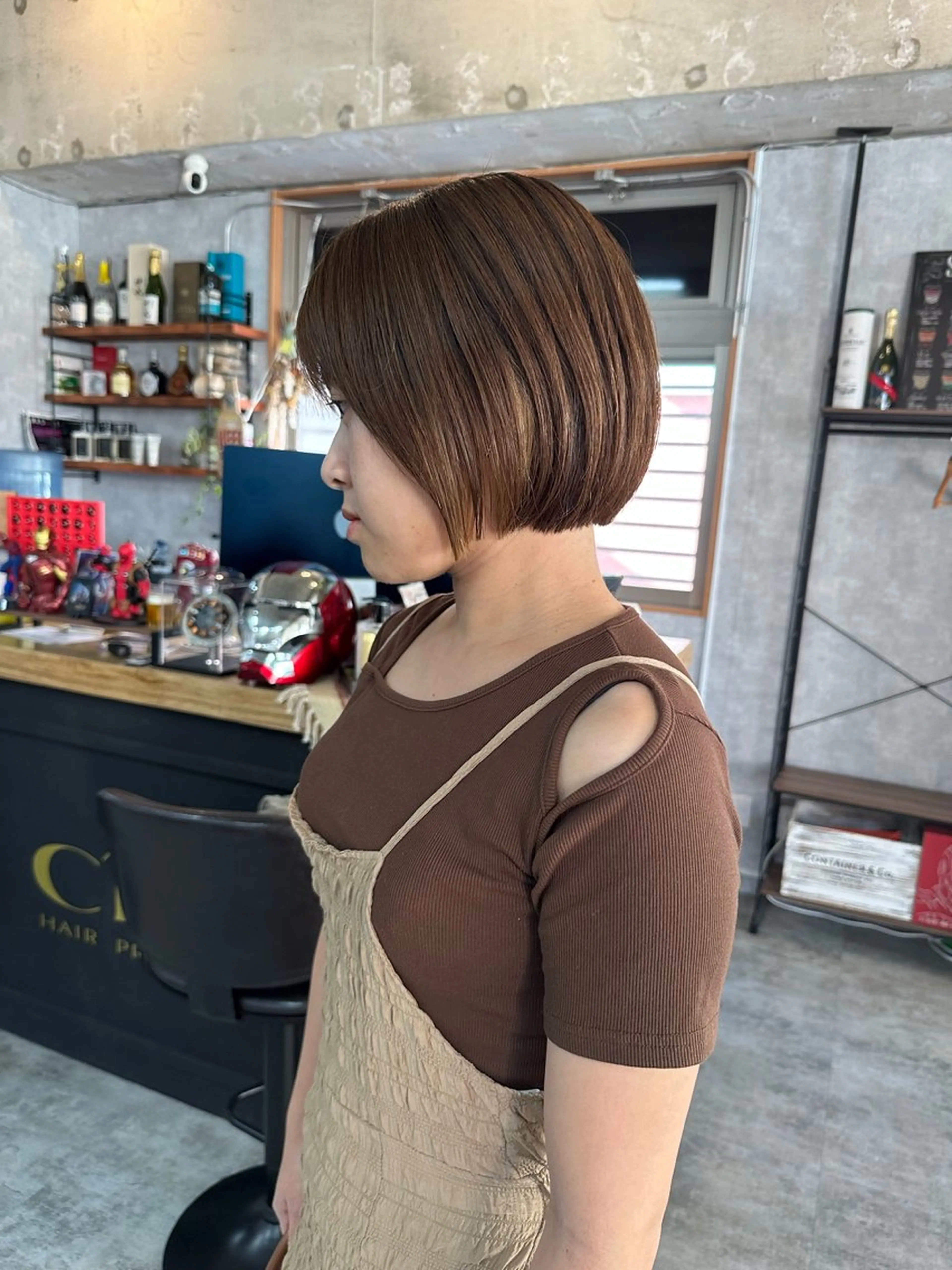 ショート 切りっぱなしボブ ショートボブ ハンサムショート 丸みショート ボブ モテ髪/ボブ/ショー ト/アダチフウトのヘアスタイル