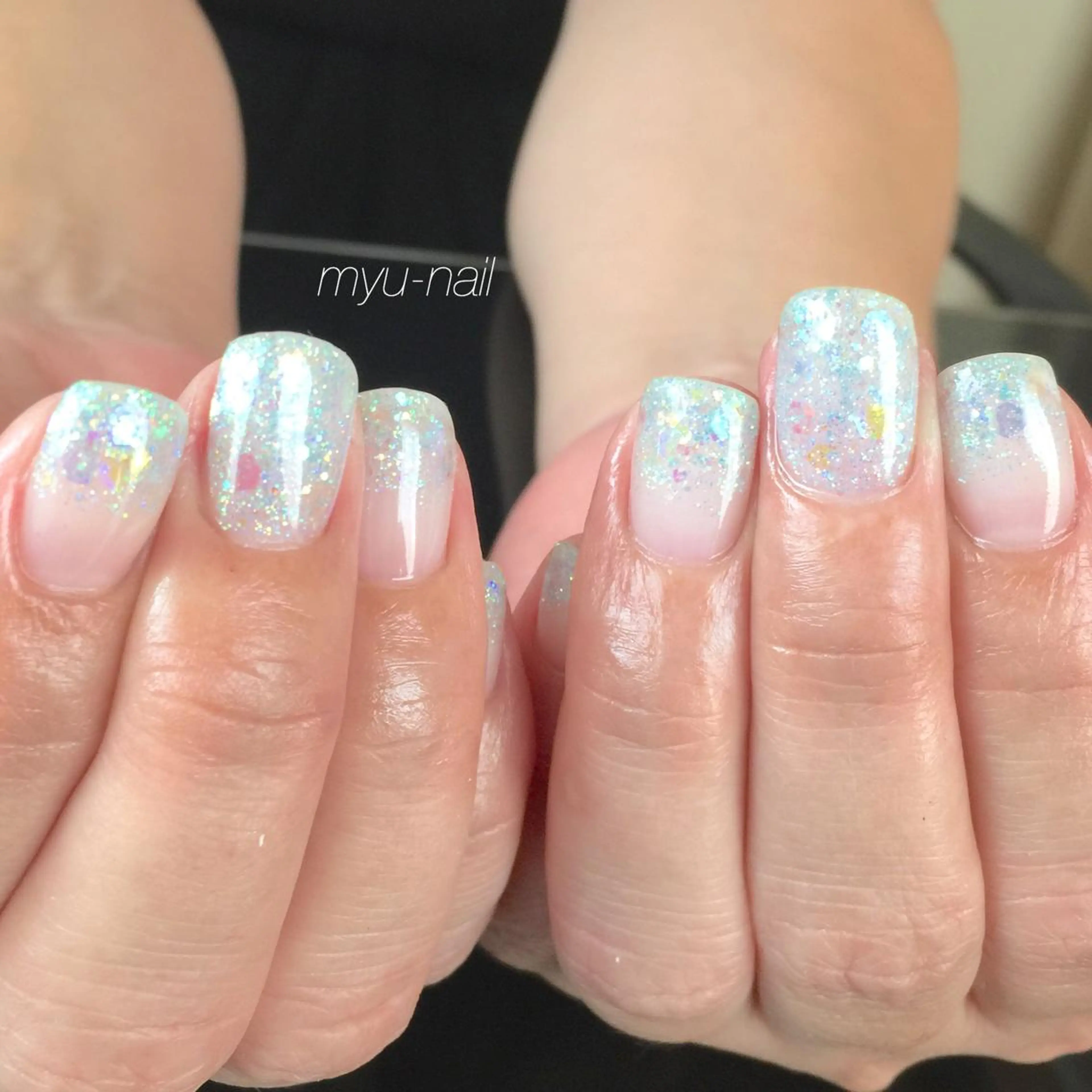 ネイル ラメ(グリッター) ホームサロン myu-nailのネイルデザイン