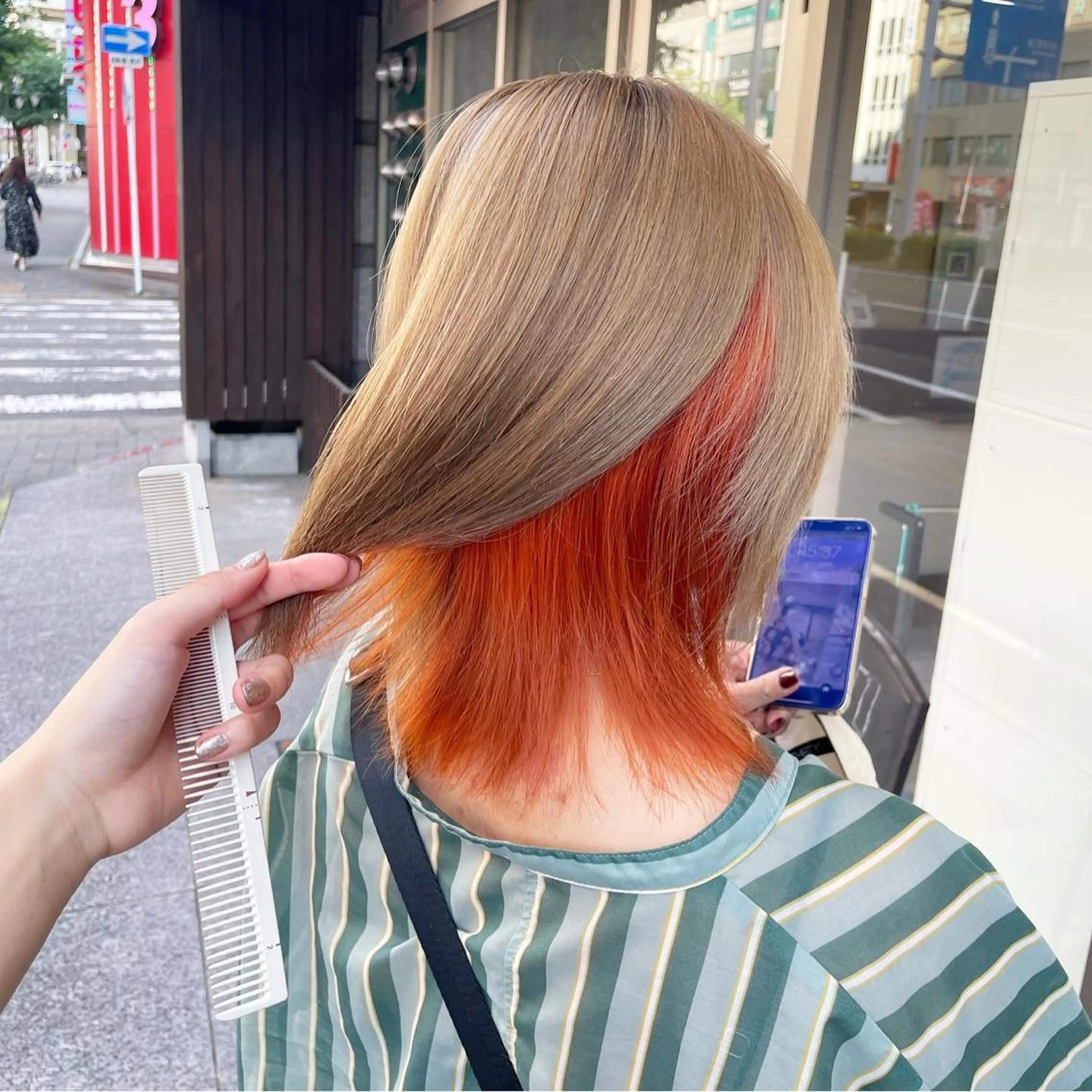 ミディアム カラー ブリーチ 🫧ヒシダアキ taboo.i🫧のヘアスタイル