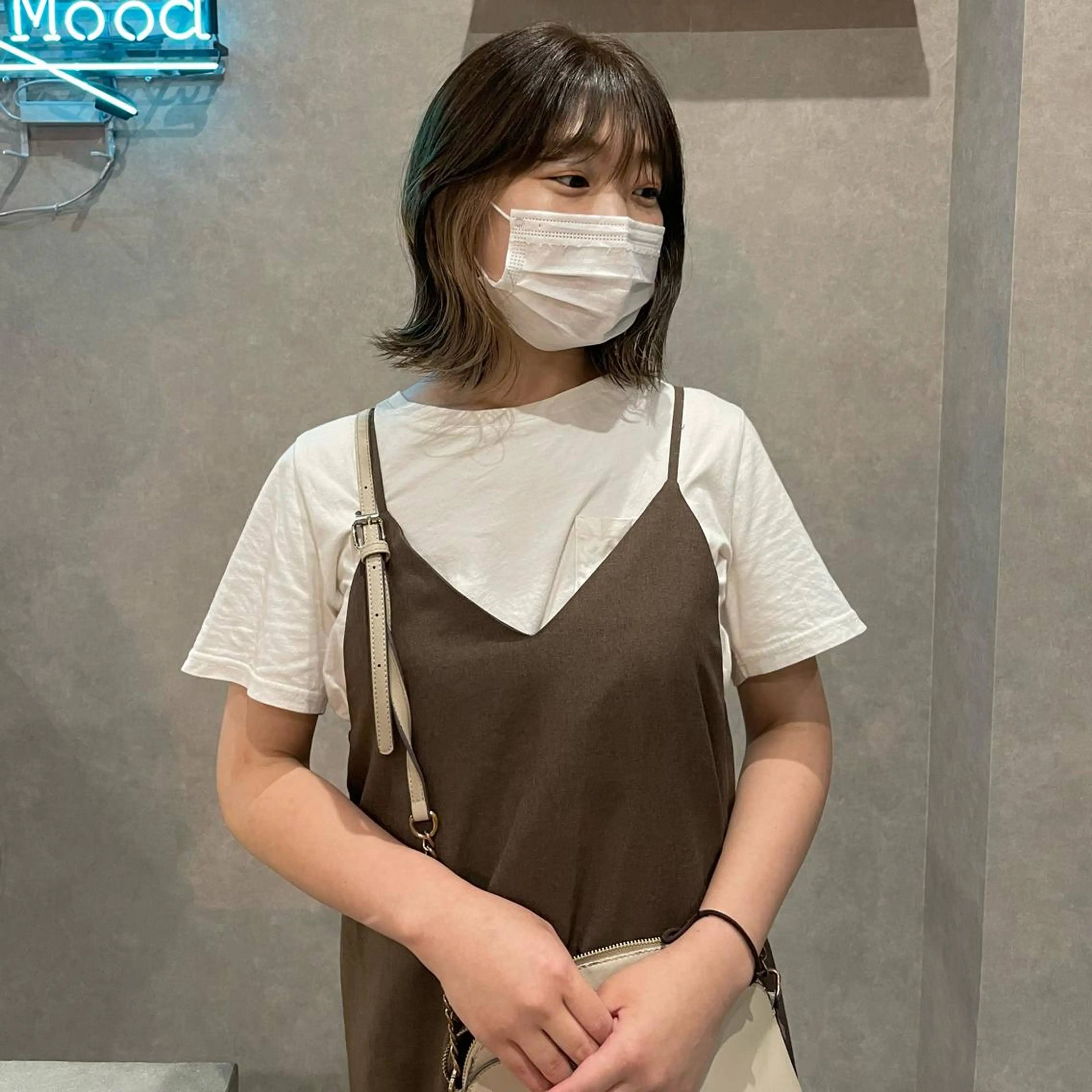 ミディアム カラー はちすか るかのヘアスタイル