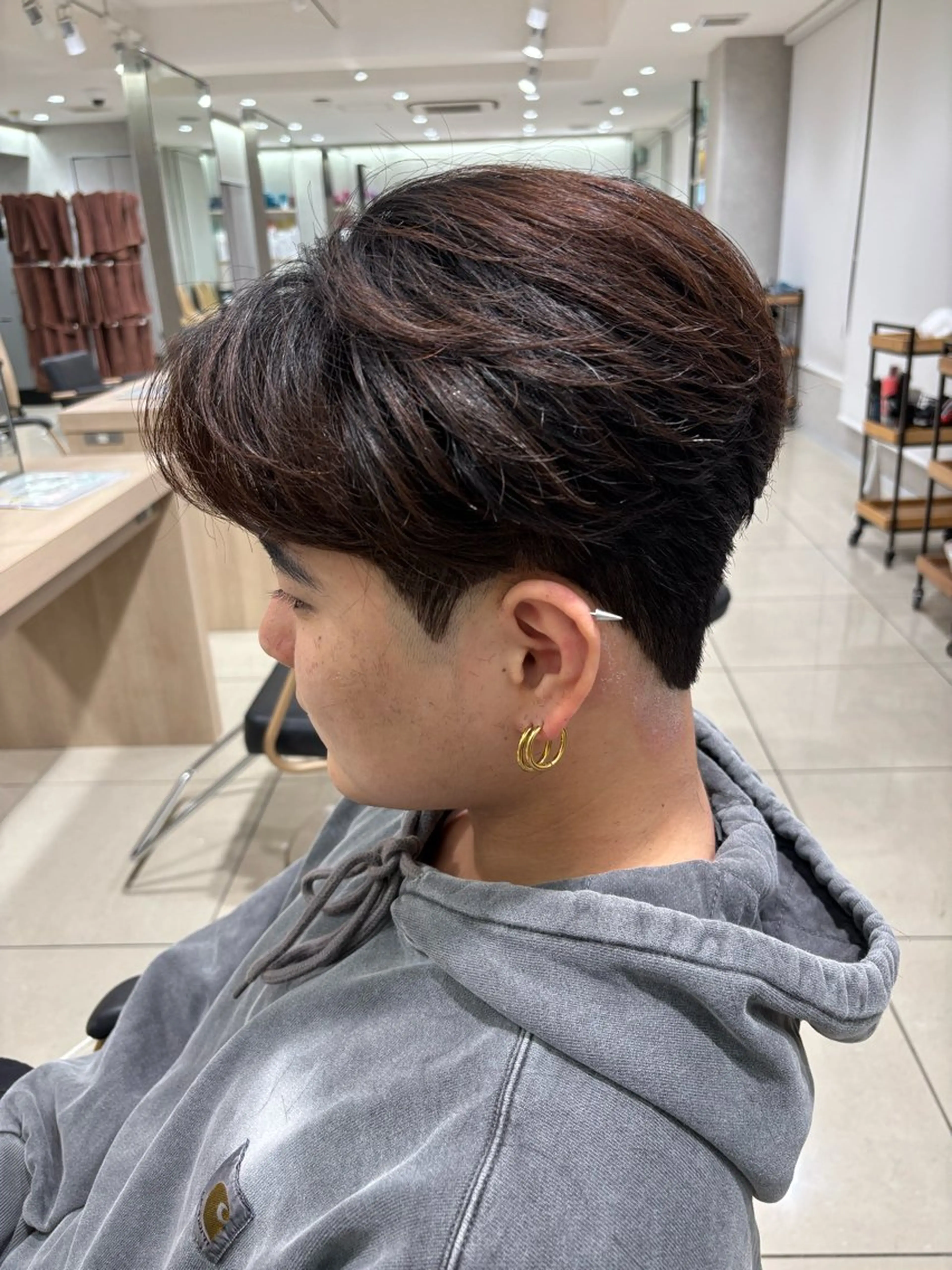 ショート パーマ メンズ カット 縮毛矯正 メンズ支持率エリア No.1/keitaのヘアスタイル