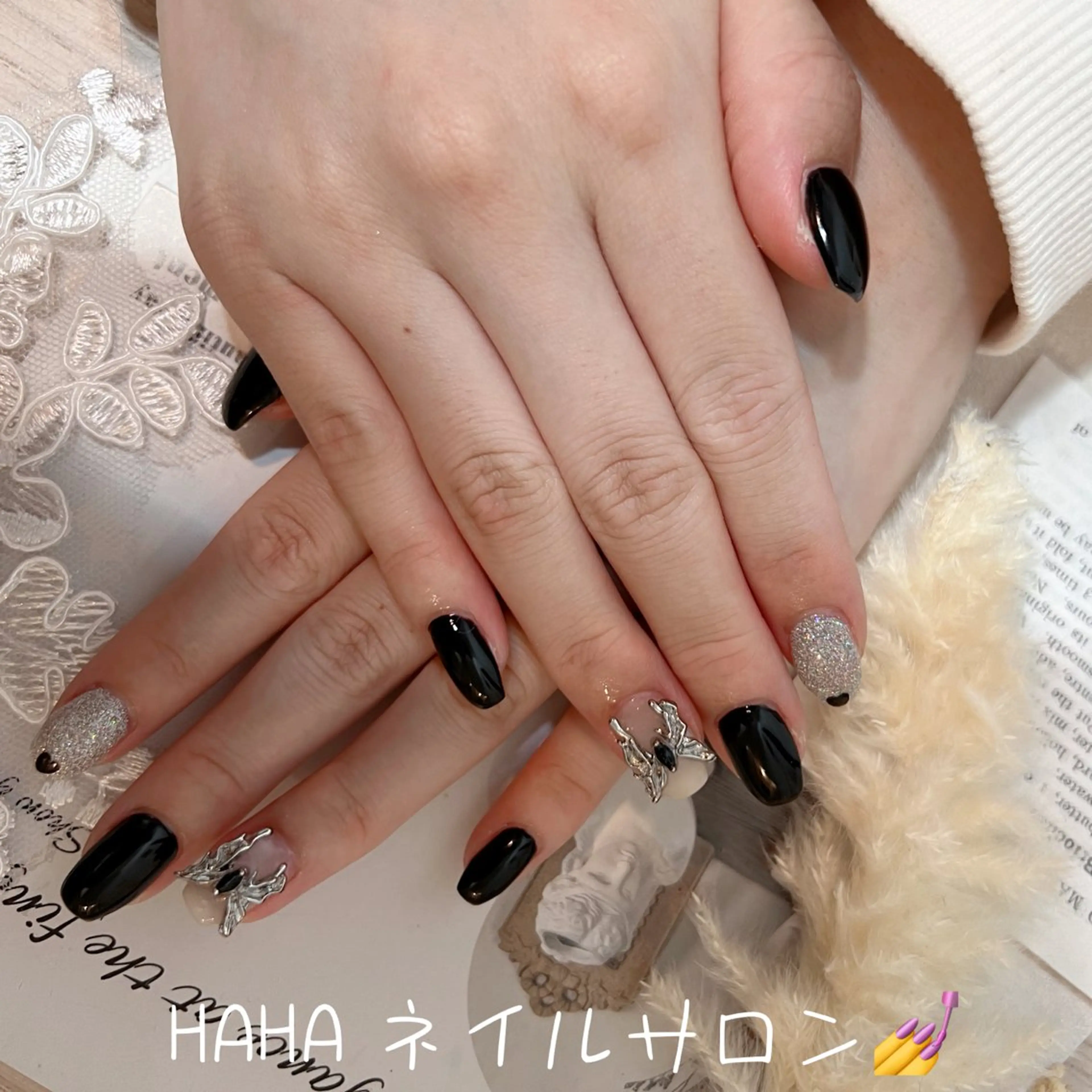 ネイル チークネイル 長さ出し フレンチネイル ジェルネイル キラキラネイル ハンドネイル SEII_NAILS SEIIのネイルデザイン