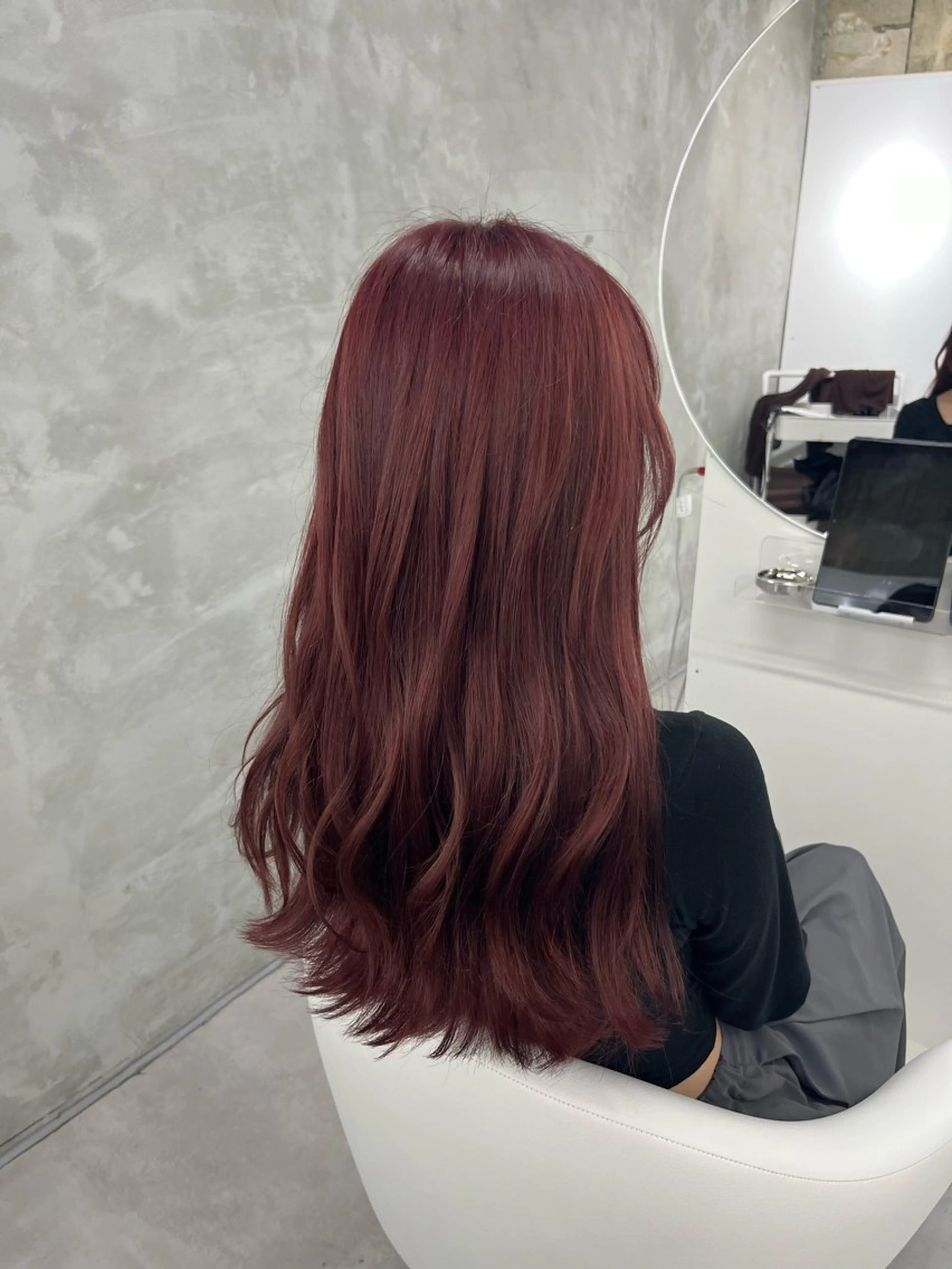 ロング カラー ヘアカラー トリートメント yuuna ✮ レイヤーカットのヘアスタイル