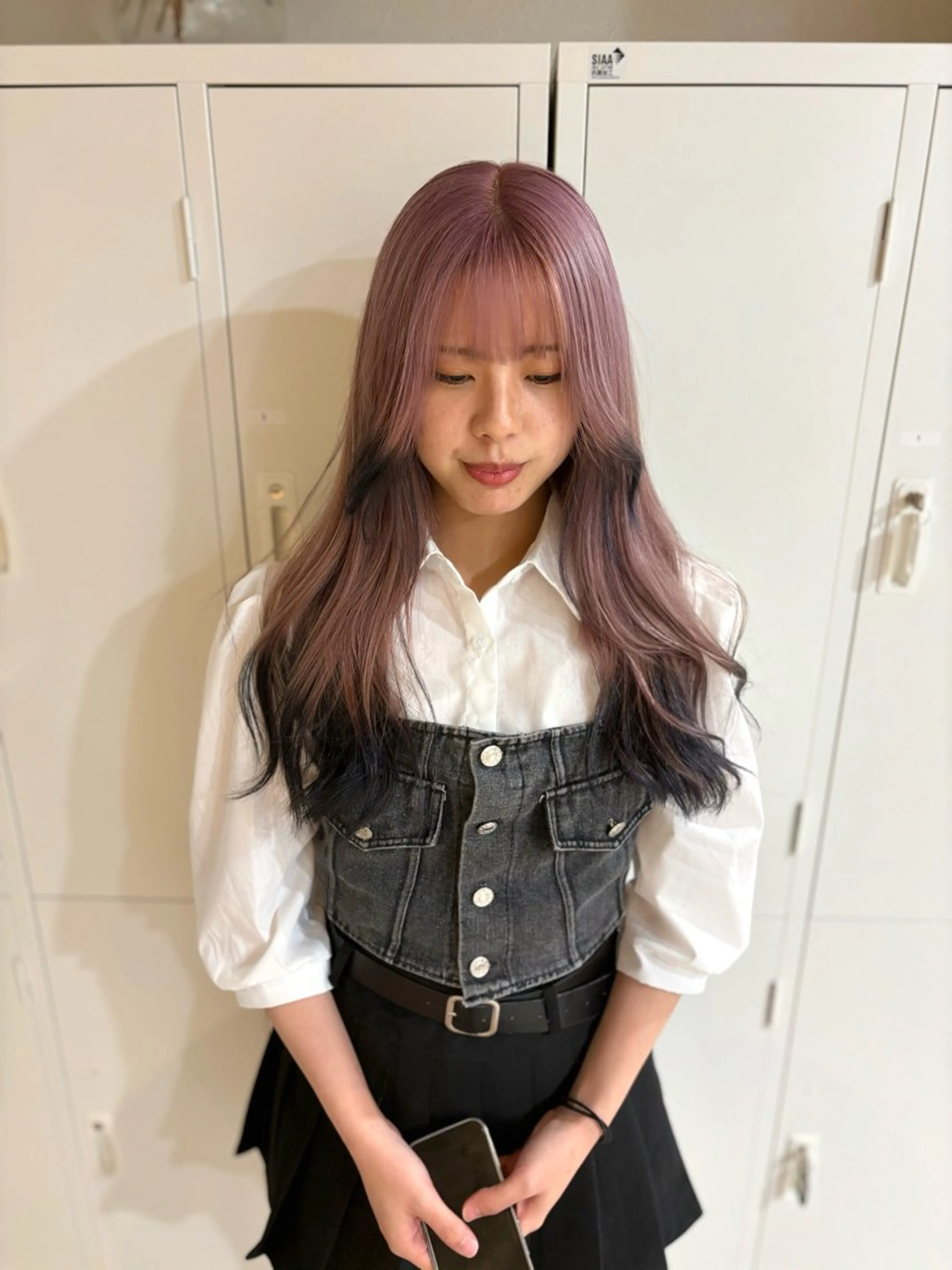 カラー 長谷川 愛花のヘアスタイル