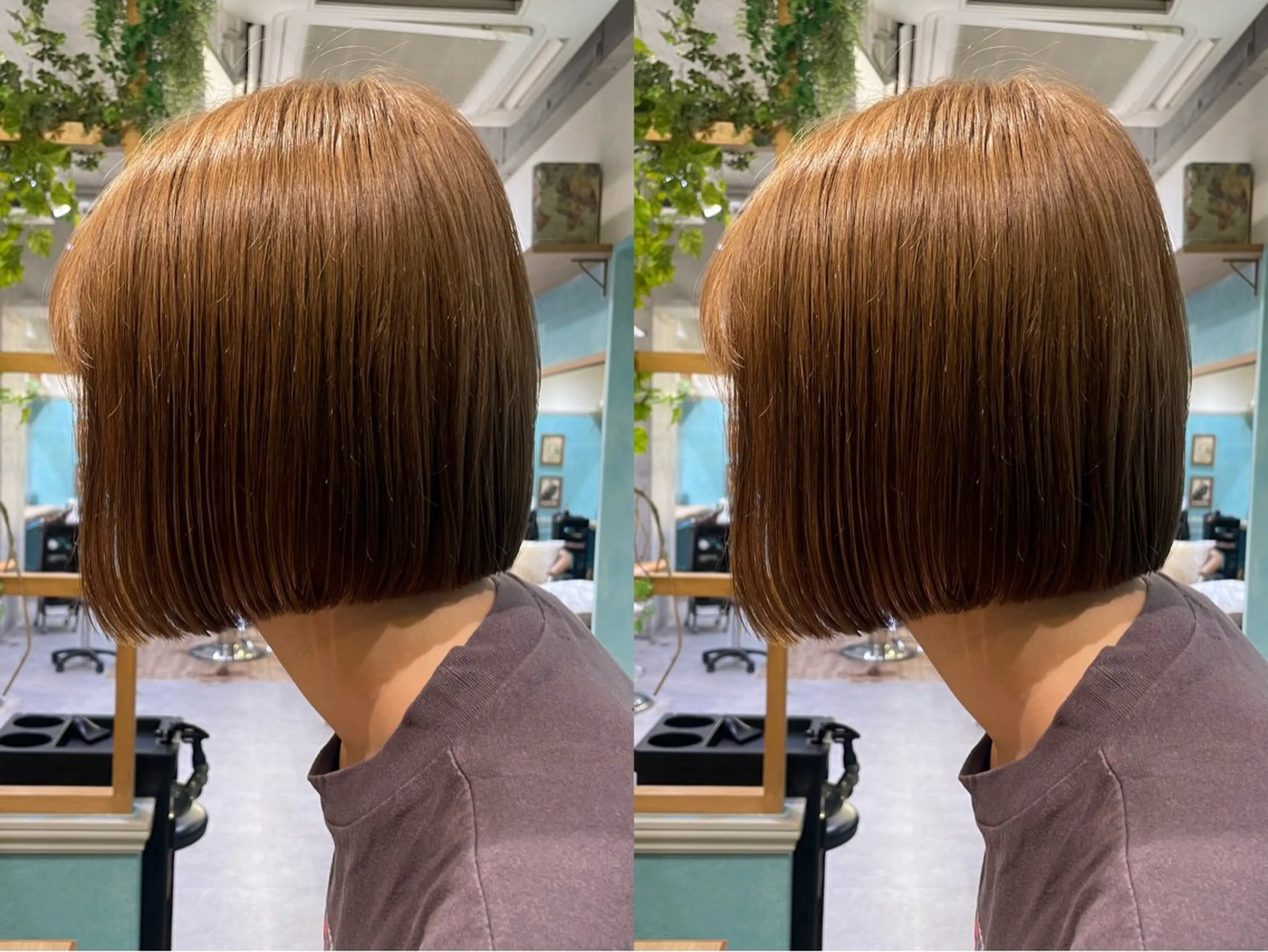 ミディアム ❤️ブリーチ/暖色/ カラー/大宮のヘアスタイル