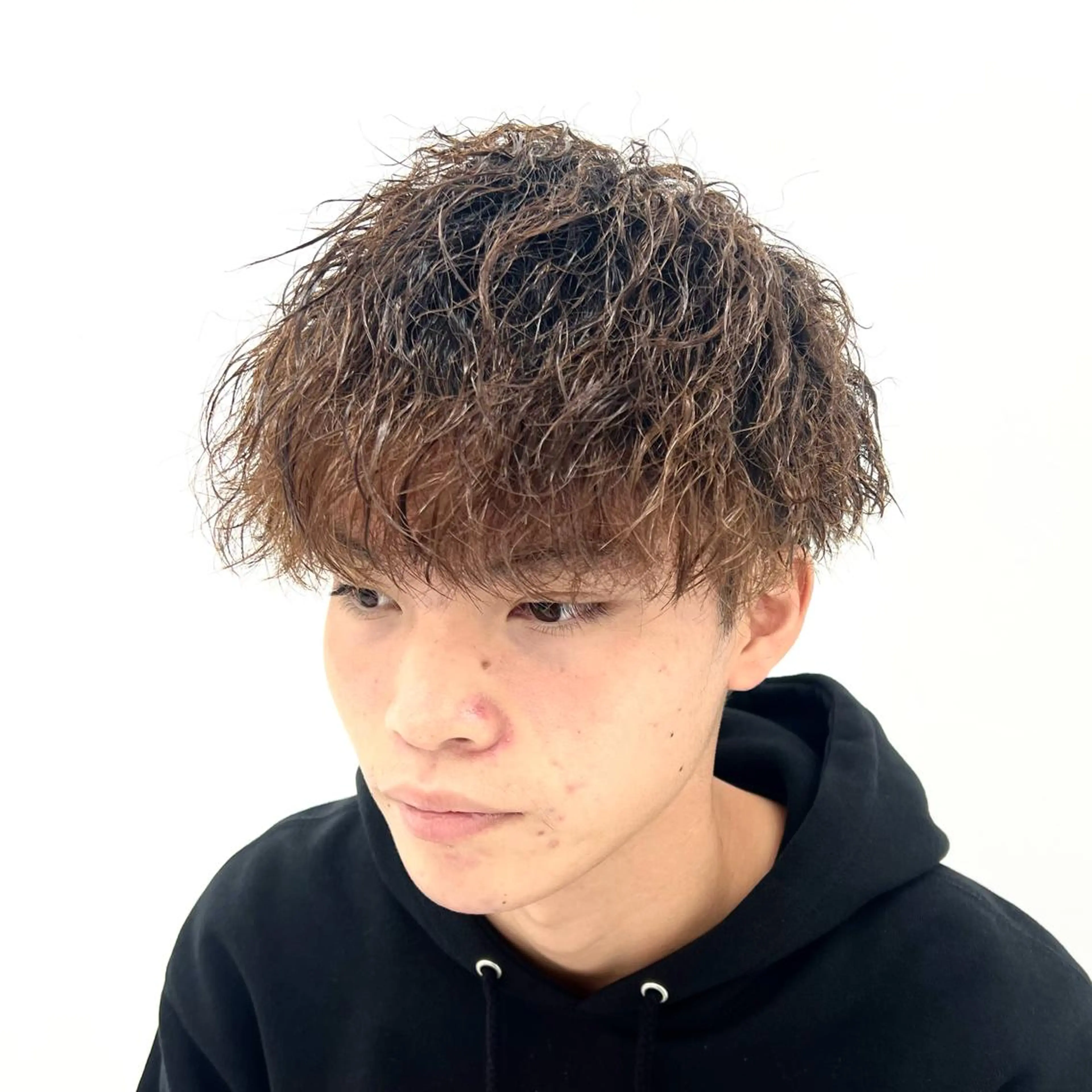 パーマ メンズ カット パーマ 柏メンズカットパーマ NO.1タイチのヘアスタイル