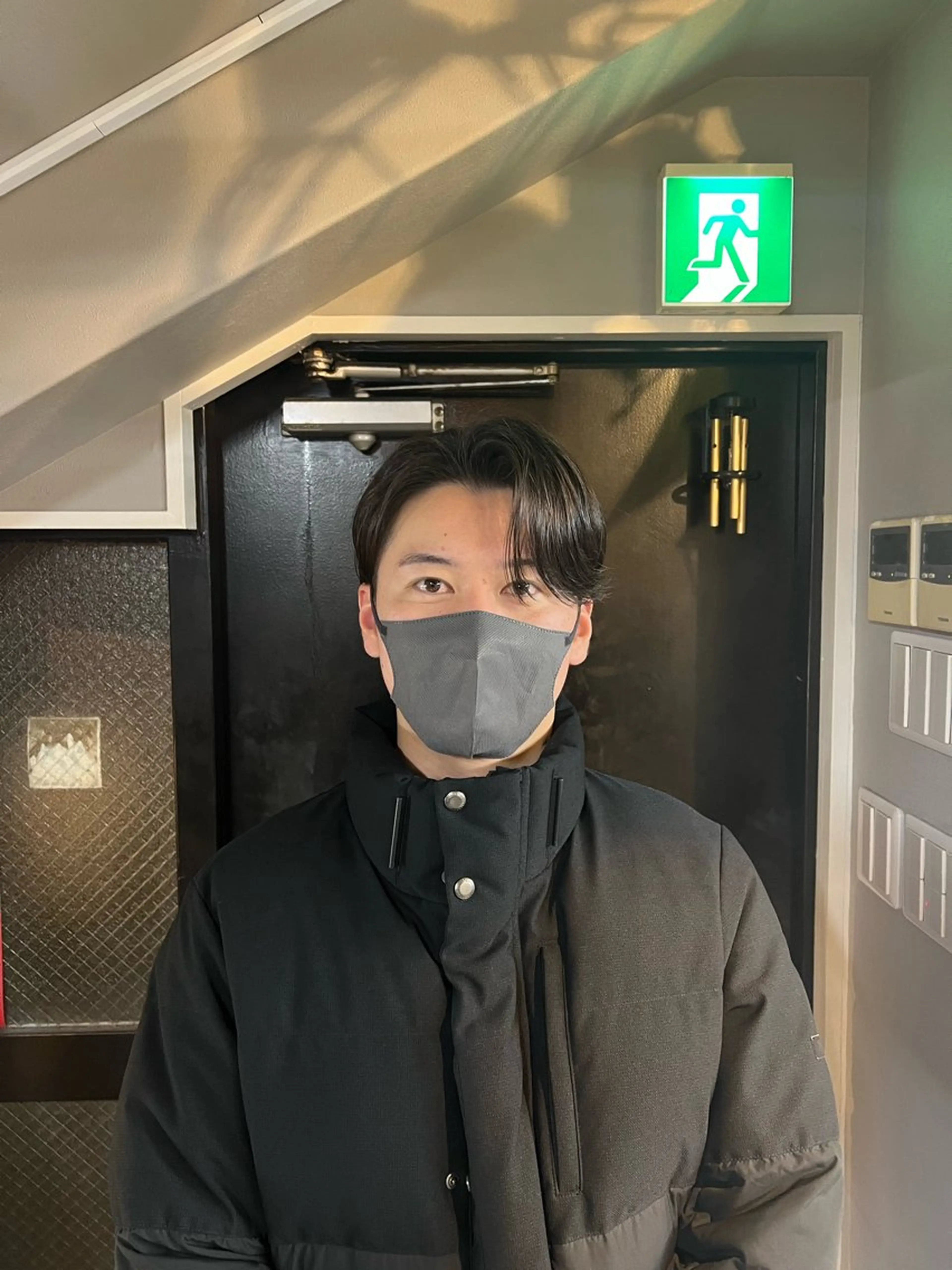 ショート パーマ メンズ 艶カラー/ツイスパ/ 無造作パーマ　久保のヘアスタイル