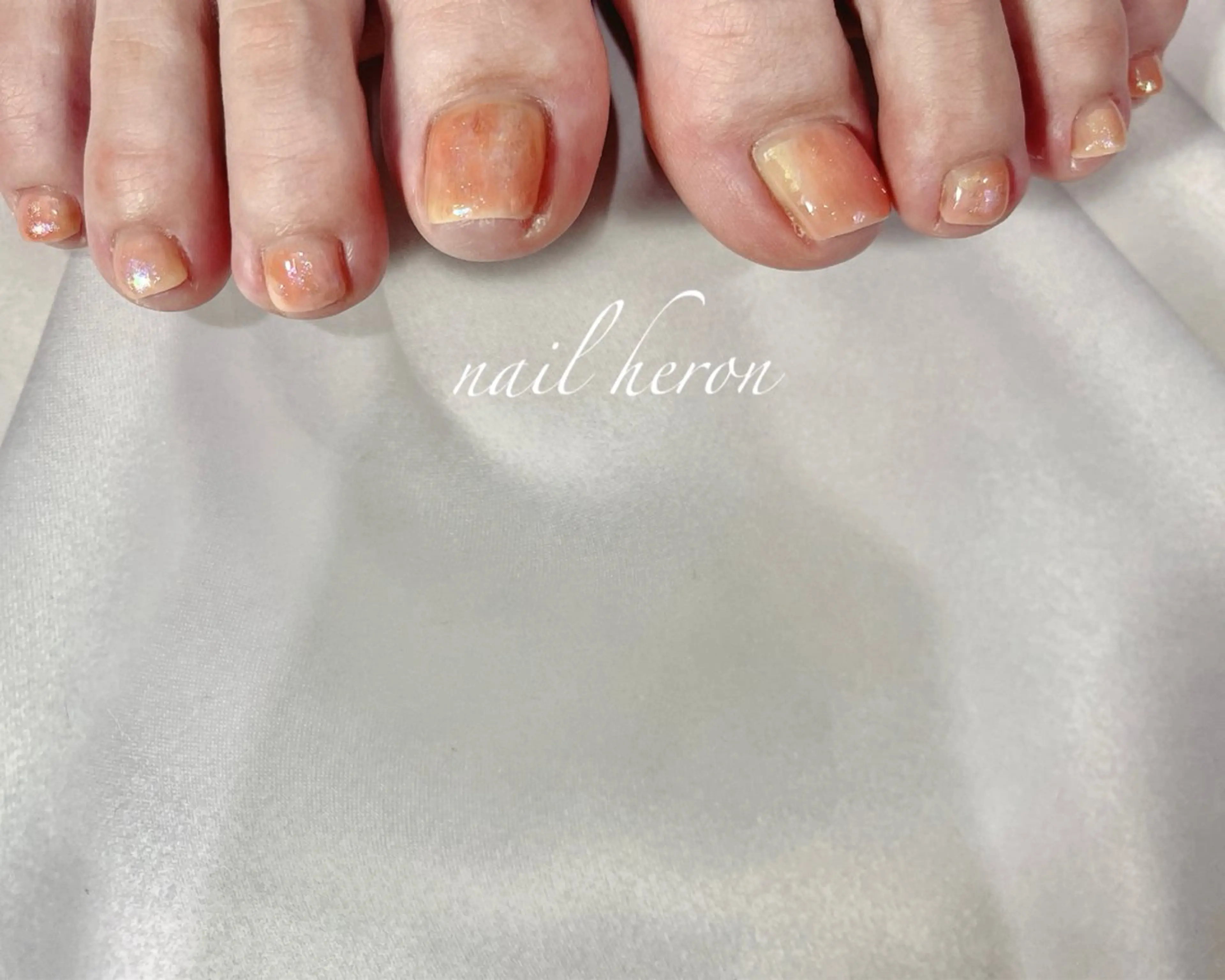 ネイル フットネイル フットネイル saki_ nail heronのネイルデザイン