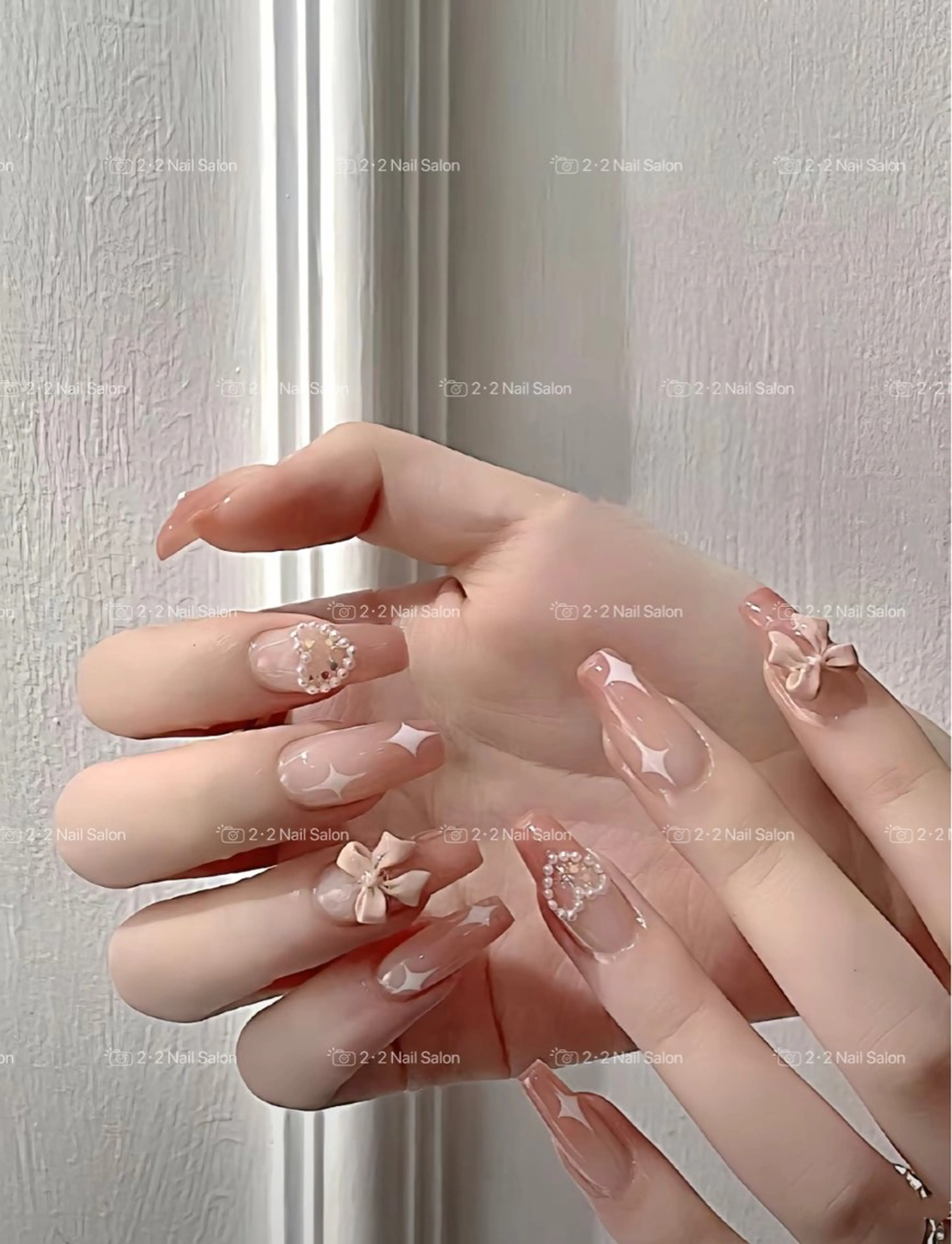 ネイル アートネイル 🦋y y Nail 🤍のネイルデザイン