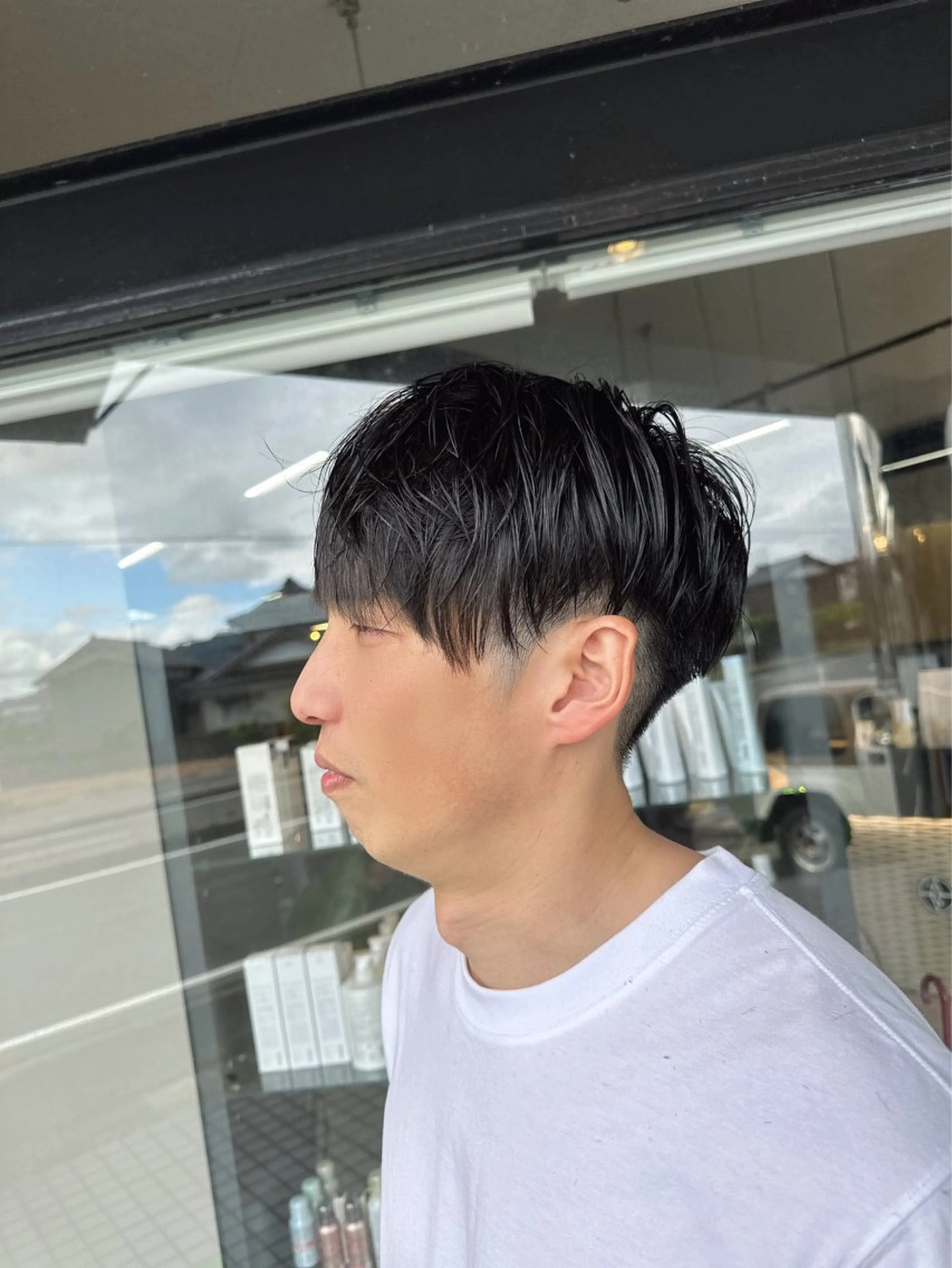 メンズ arika オケシ　リョウダイのヘアスタイル