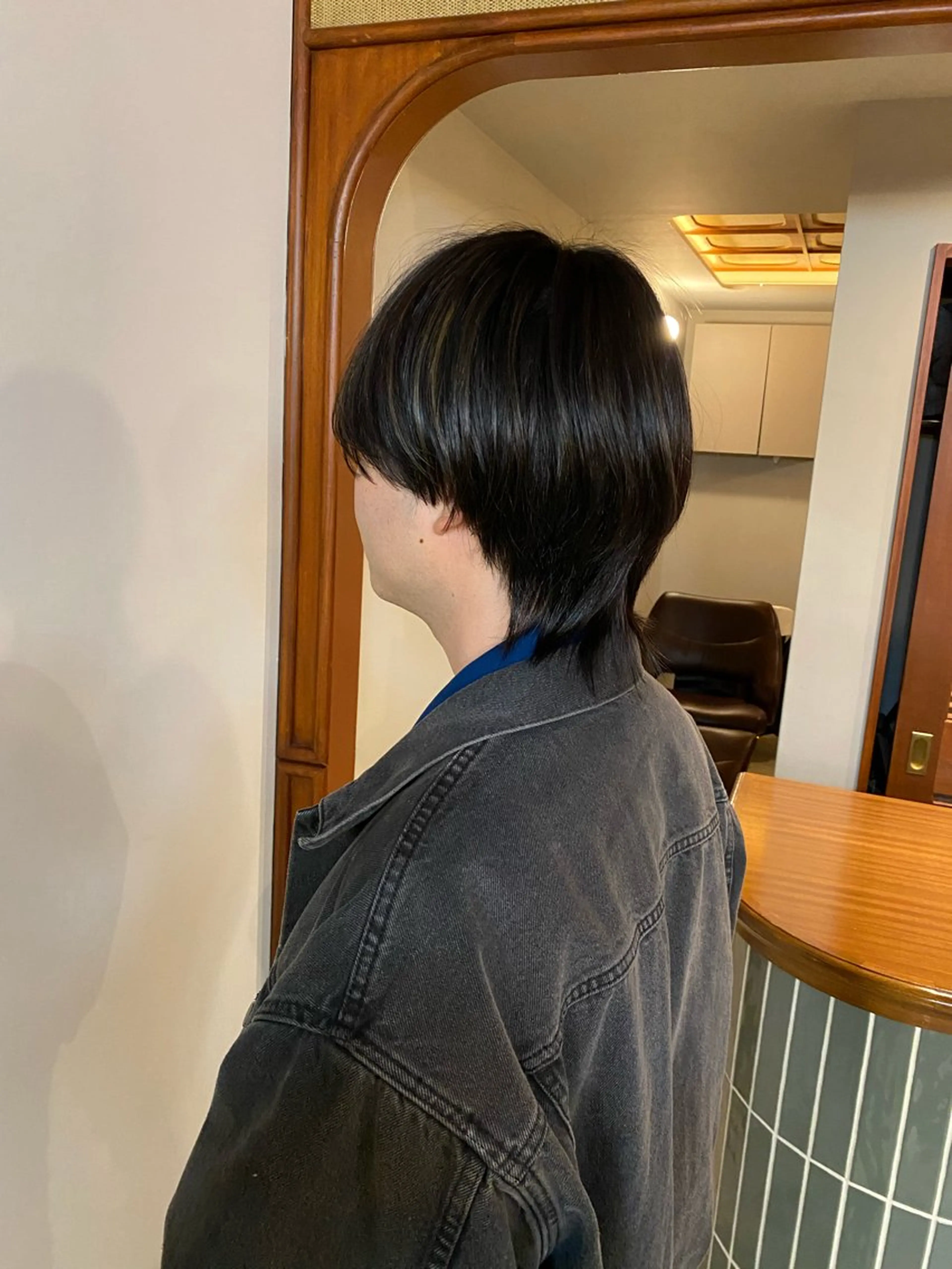 メンズ マッシュウルフ マッシュ メンズウルフカット ウルフカット ムナカタ アカリのヘアスタイル