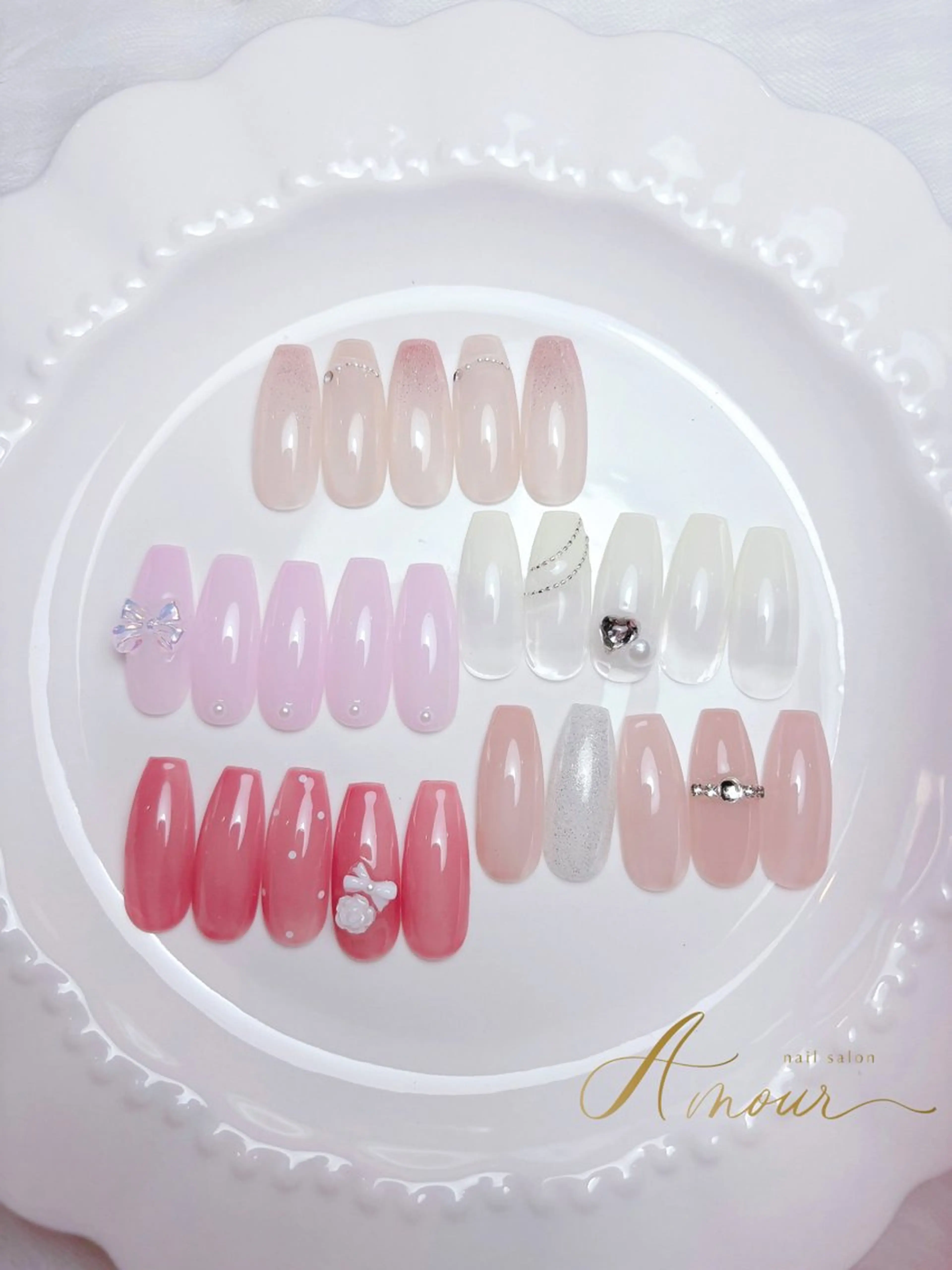 ネイル ハンドネイル Amour 🎀のネイルデザイン