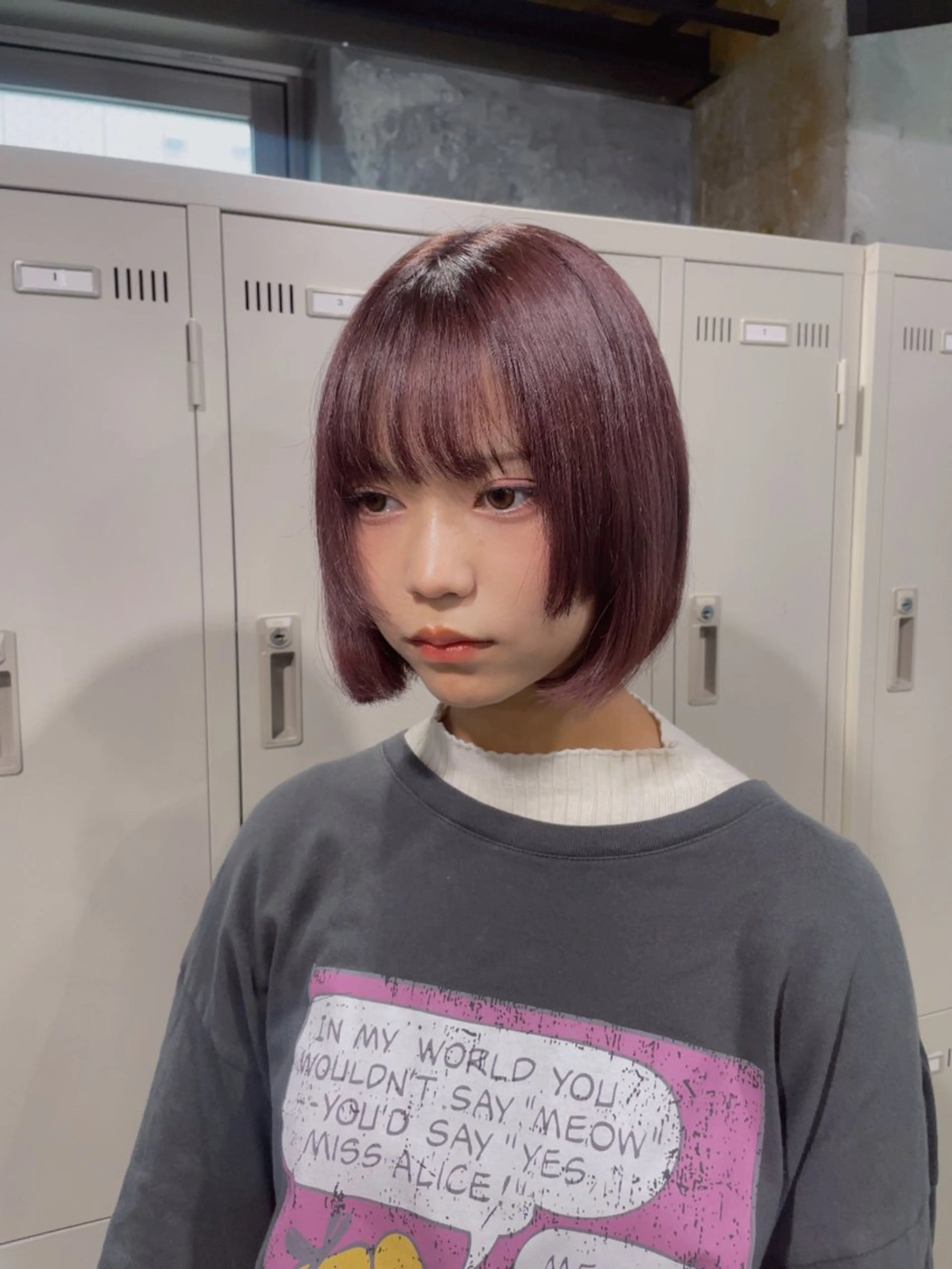 ミディアム カラー レッドカラー alicetokyo 🦋宮葉🦋のマツエク・マツパデザイン