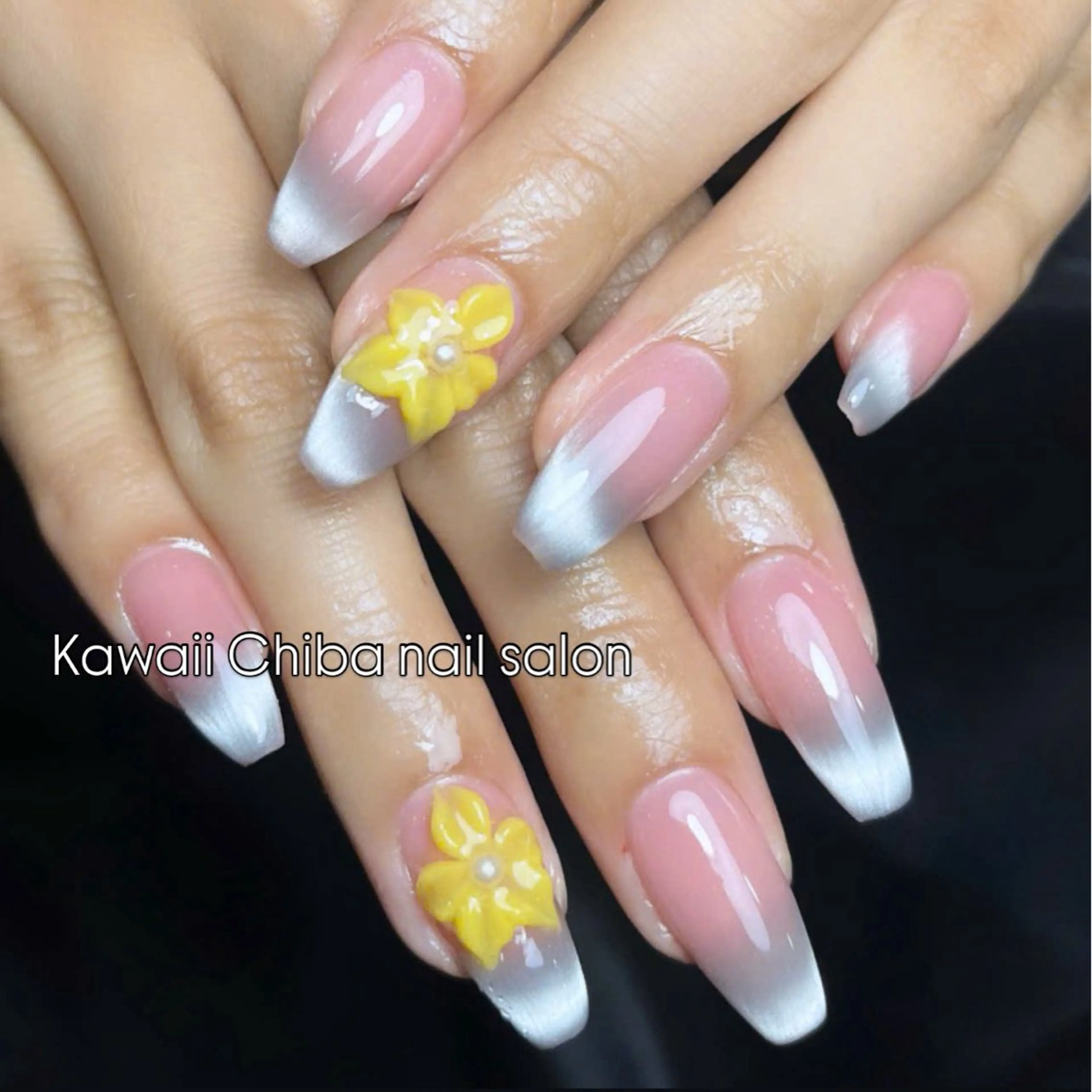 ネイル フレンチネイル ジェルネイル ガーリー 韓国ネイル オフィスネイル Kawaii Chiba nailのネイルデザイン