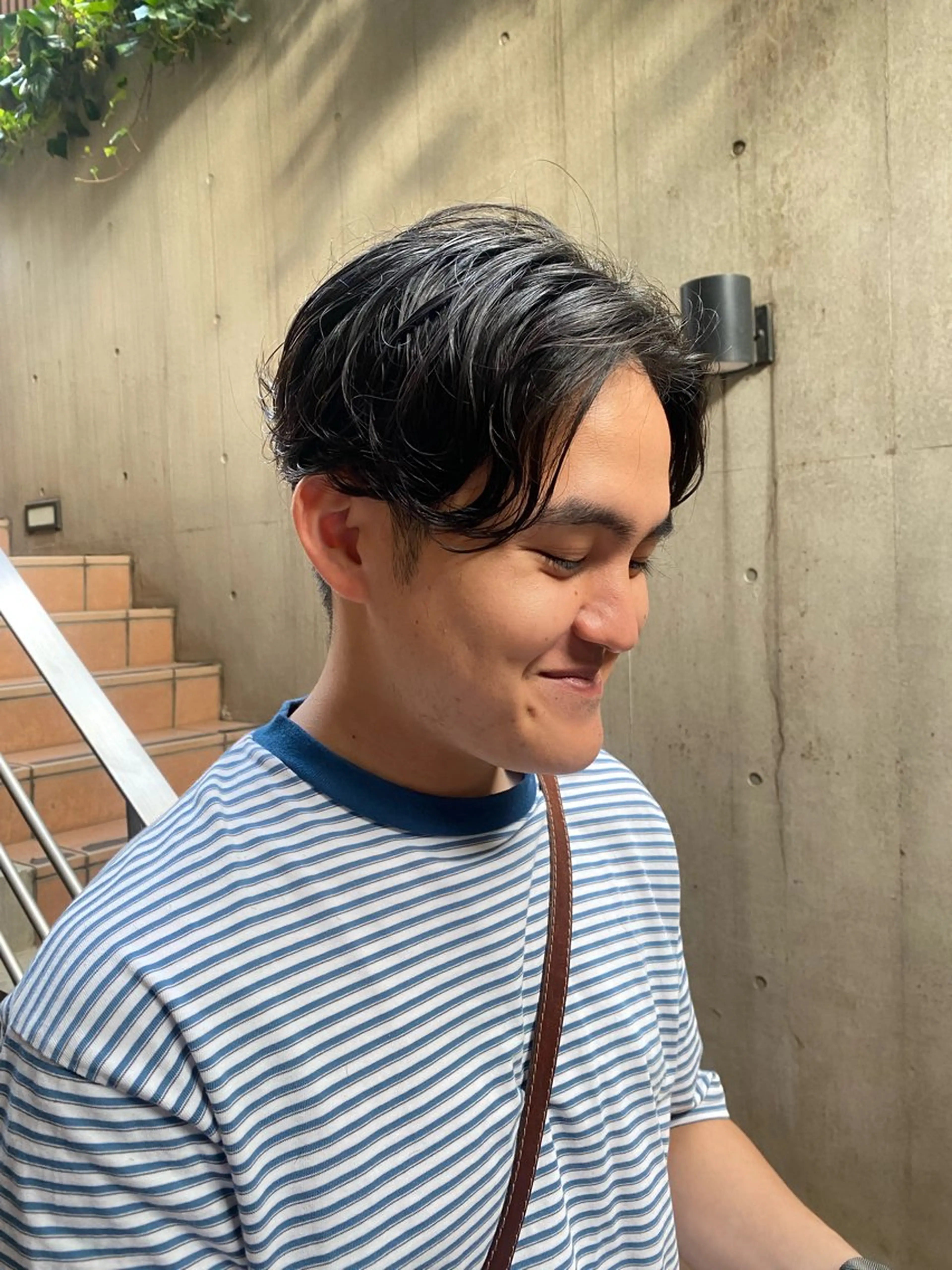 メンズ カット パーマ 大人可愛い♡コテ巻き パーマ🌼杉田 萌恵のヘアスタイル