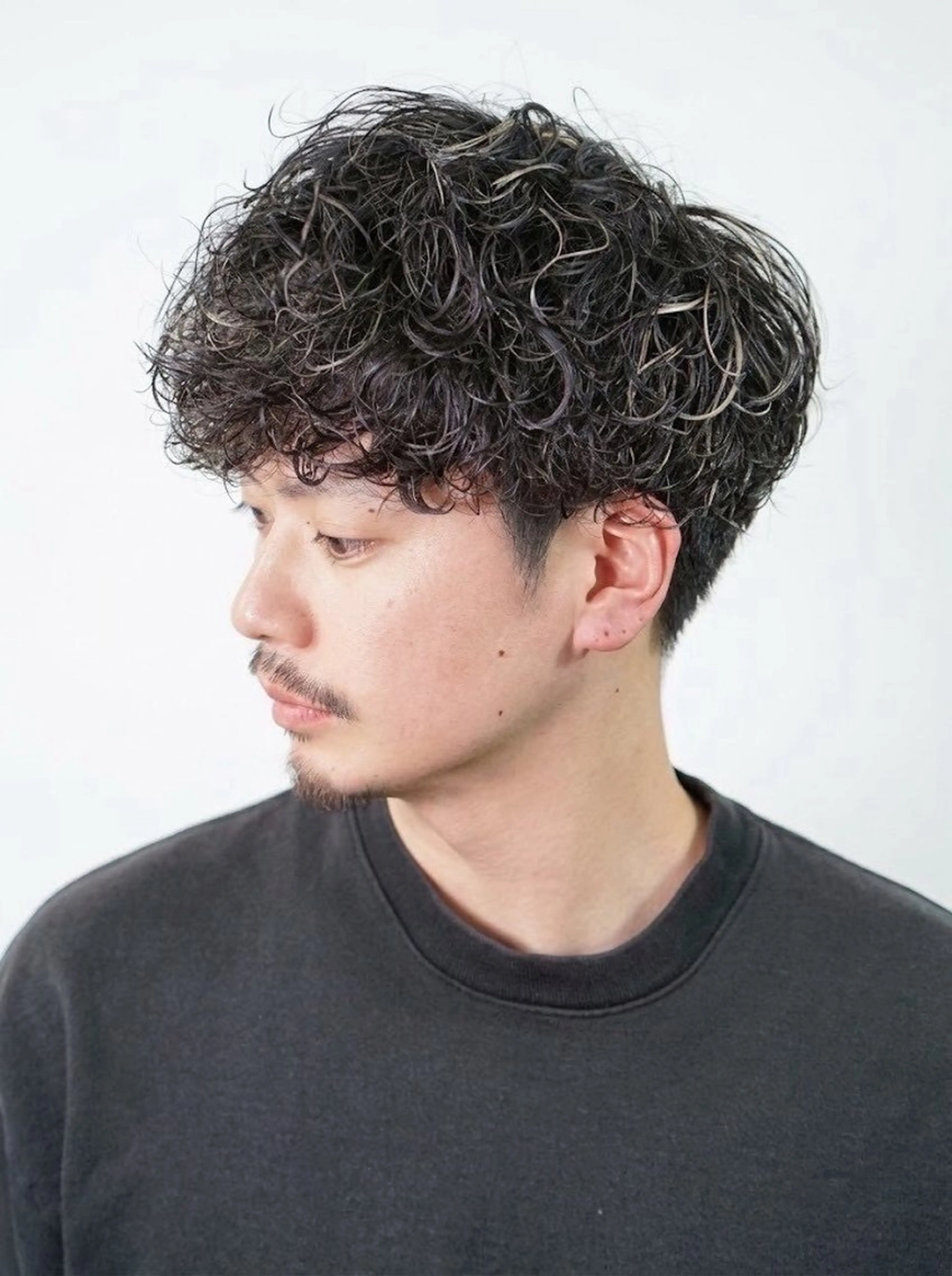 カット＋ツイストスパイラル（波巻きも）の写真