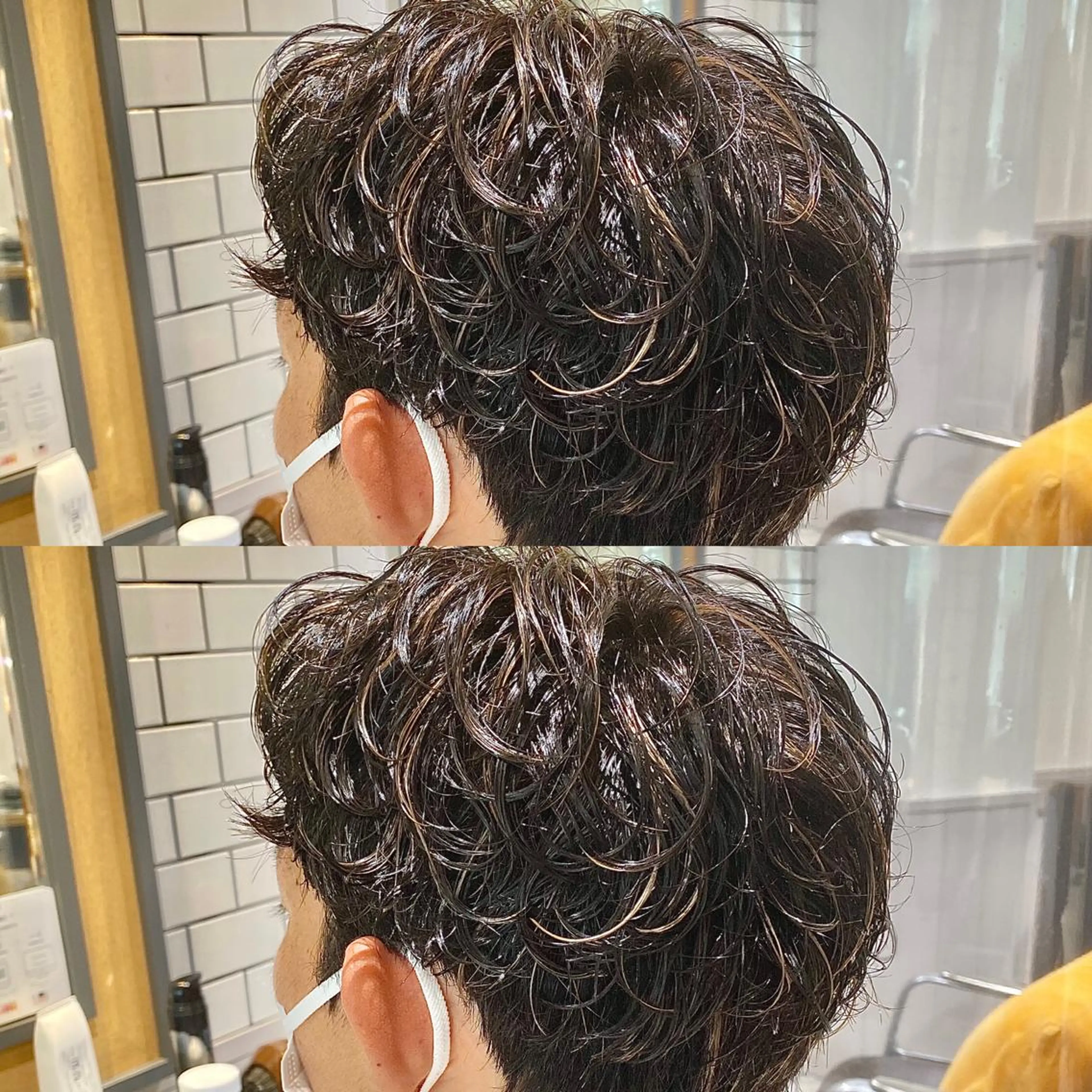 パーマ 神奈川大学最寄り白楽 三本松巧のヘアスタイル