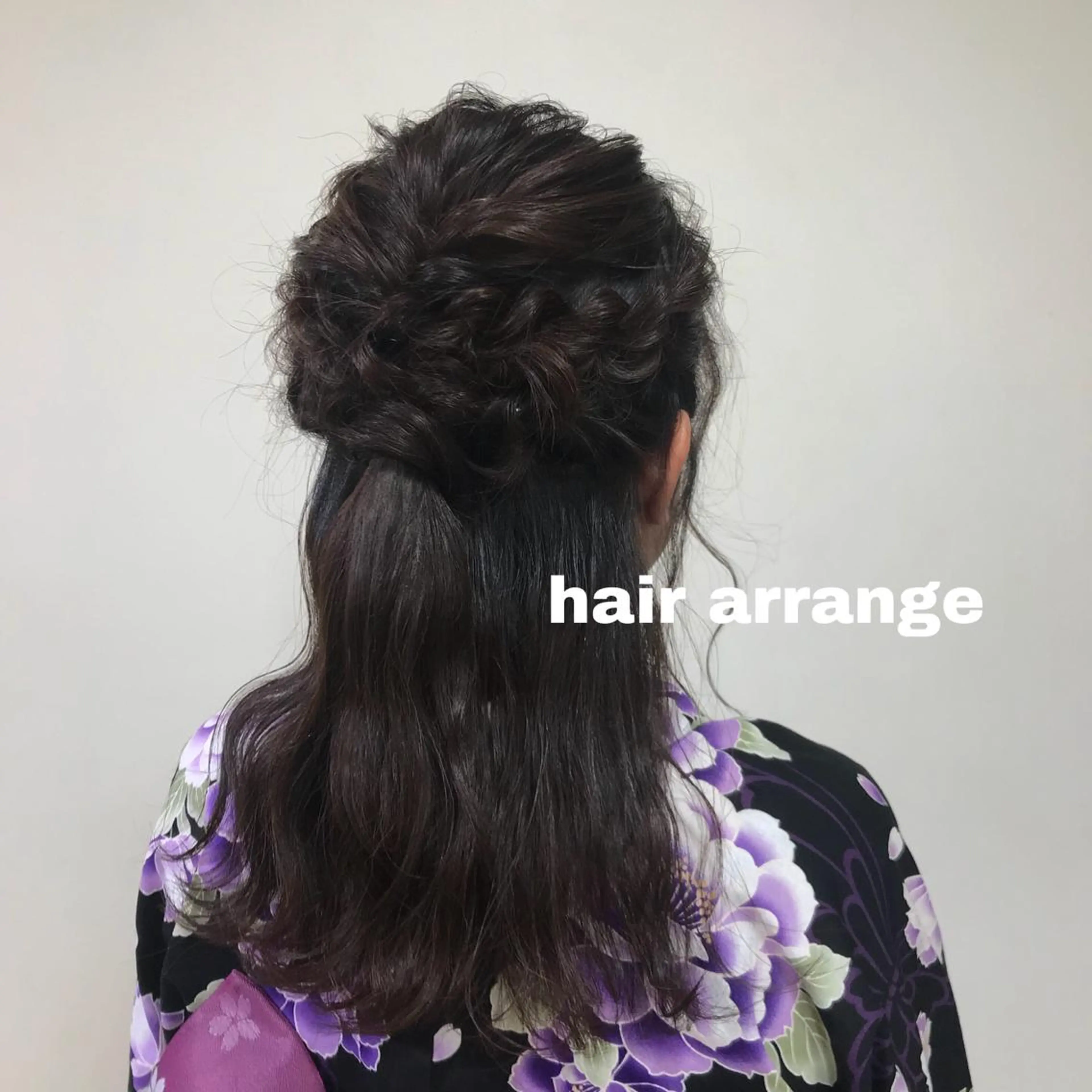 セミロング ヘアアレンジ 【淡色color/ nail】maikoのネイルデザイン