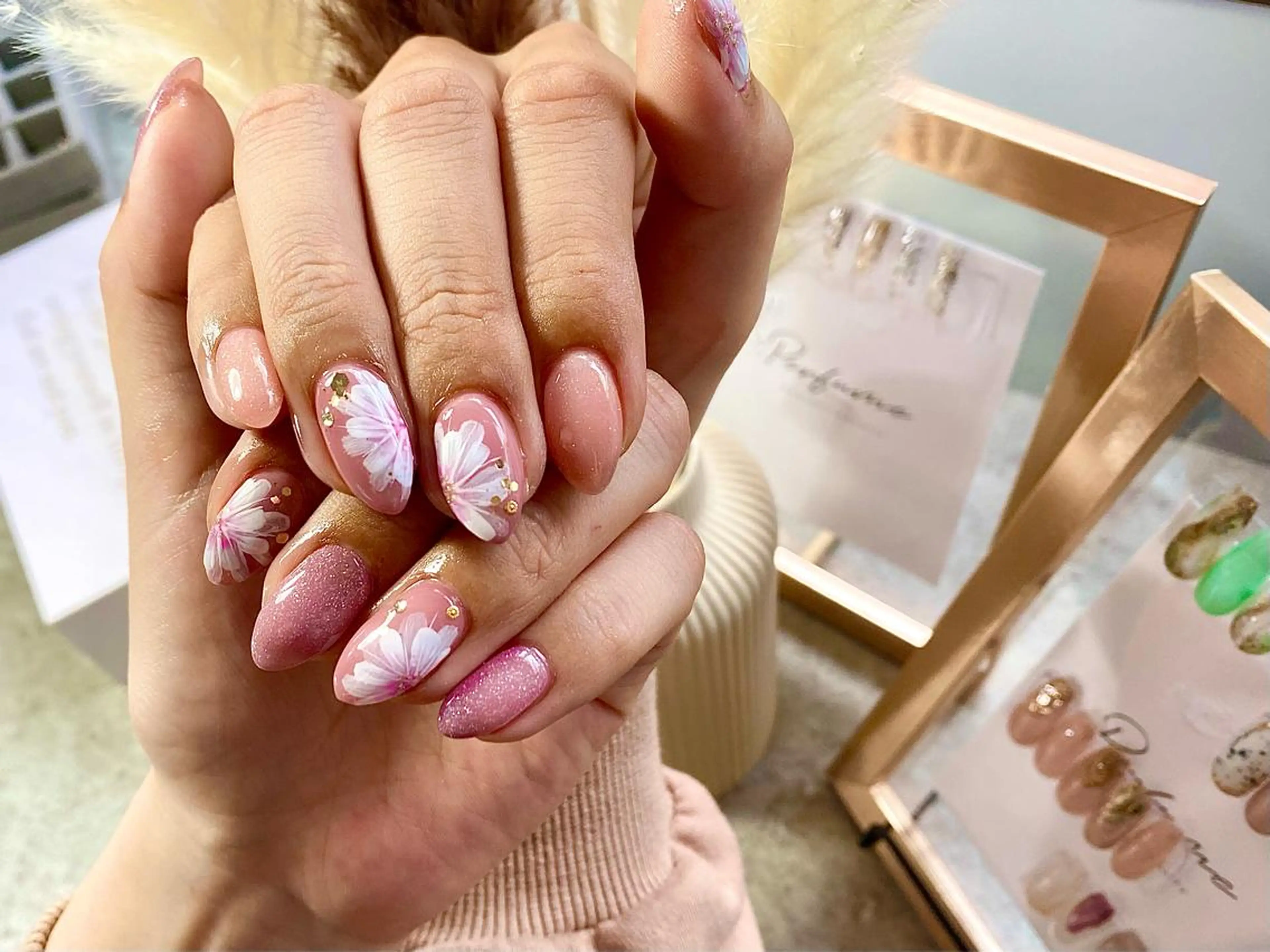 ネイル フラワーネイル Nina nailのネイルデザイン