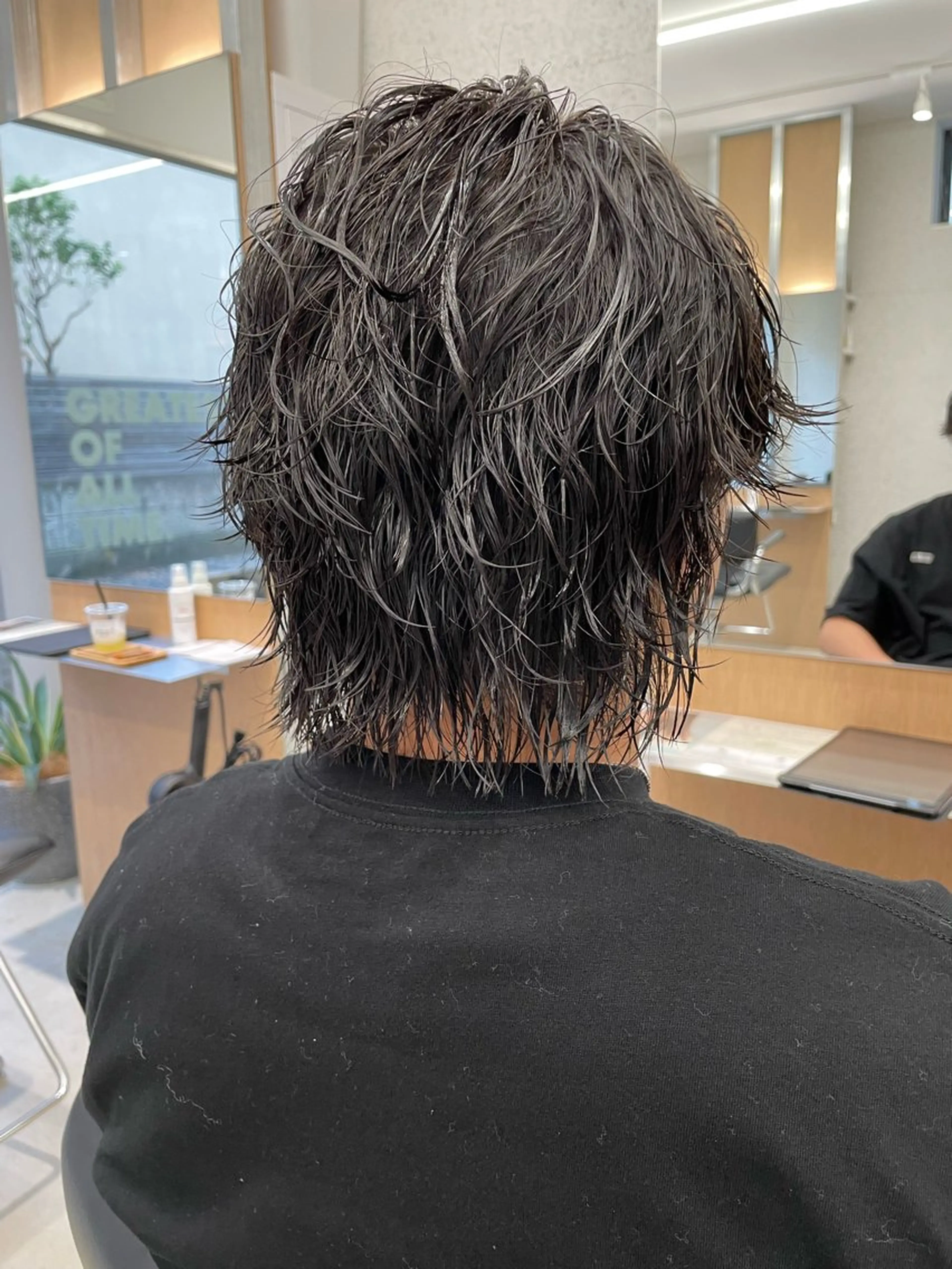 ショート パーマ メンズ カット パーマ 髪質改善/茅ヶ崎 マツモト リョウのヘアスタイル