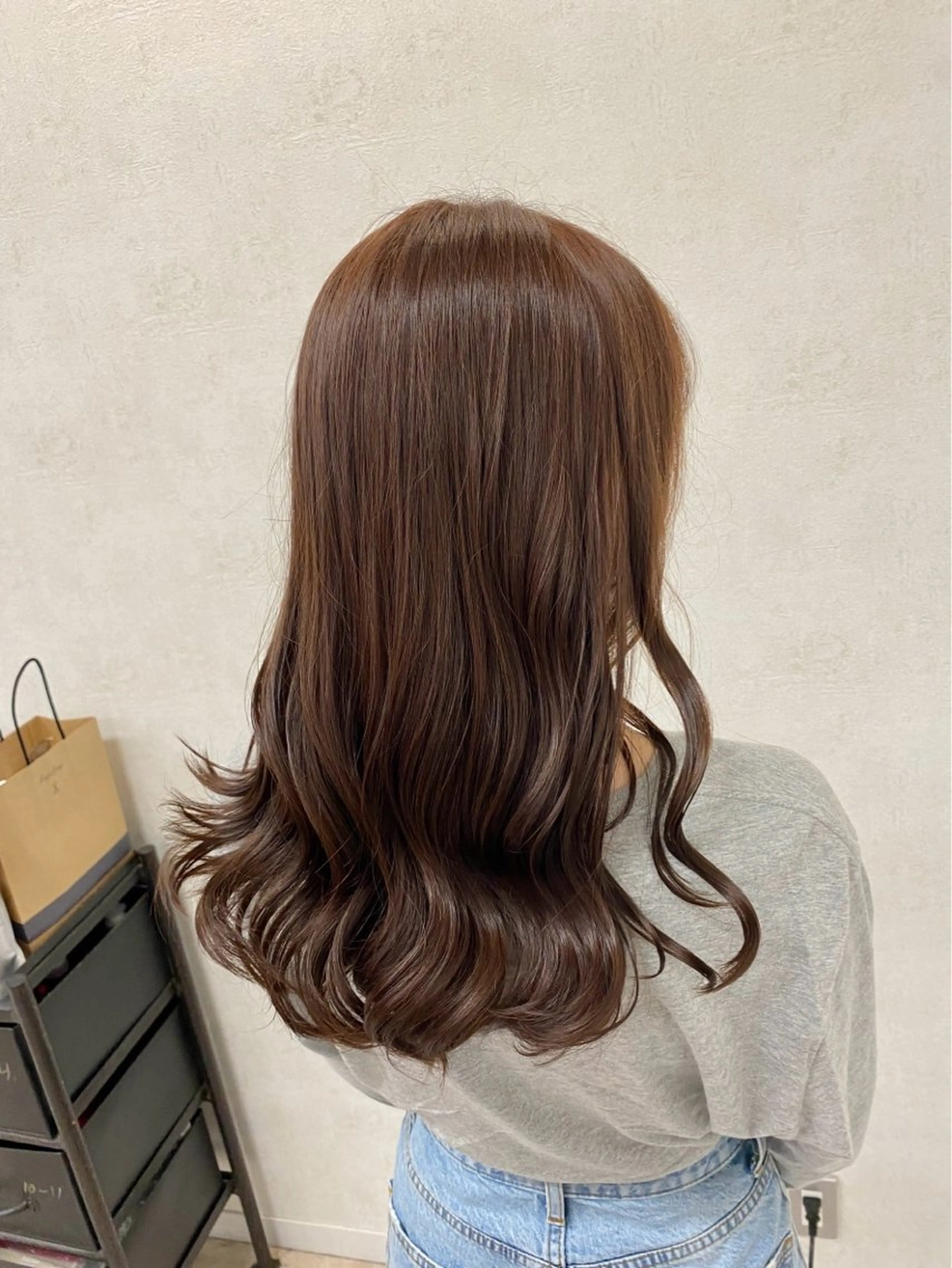 カラー ヘアカラー Wカラー┆ブラウン ┆うる艶┆ゆうはのヘアスタイル