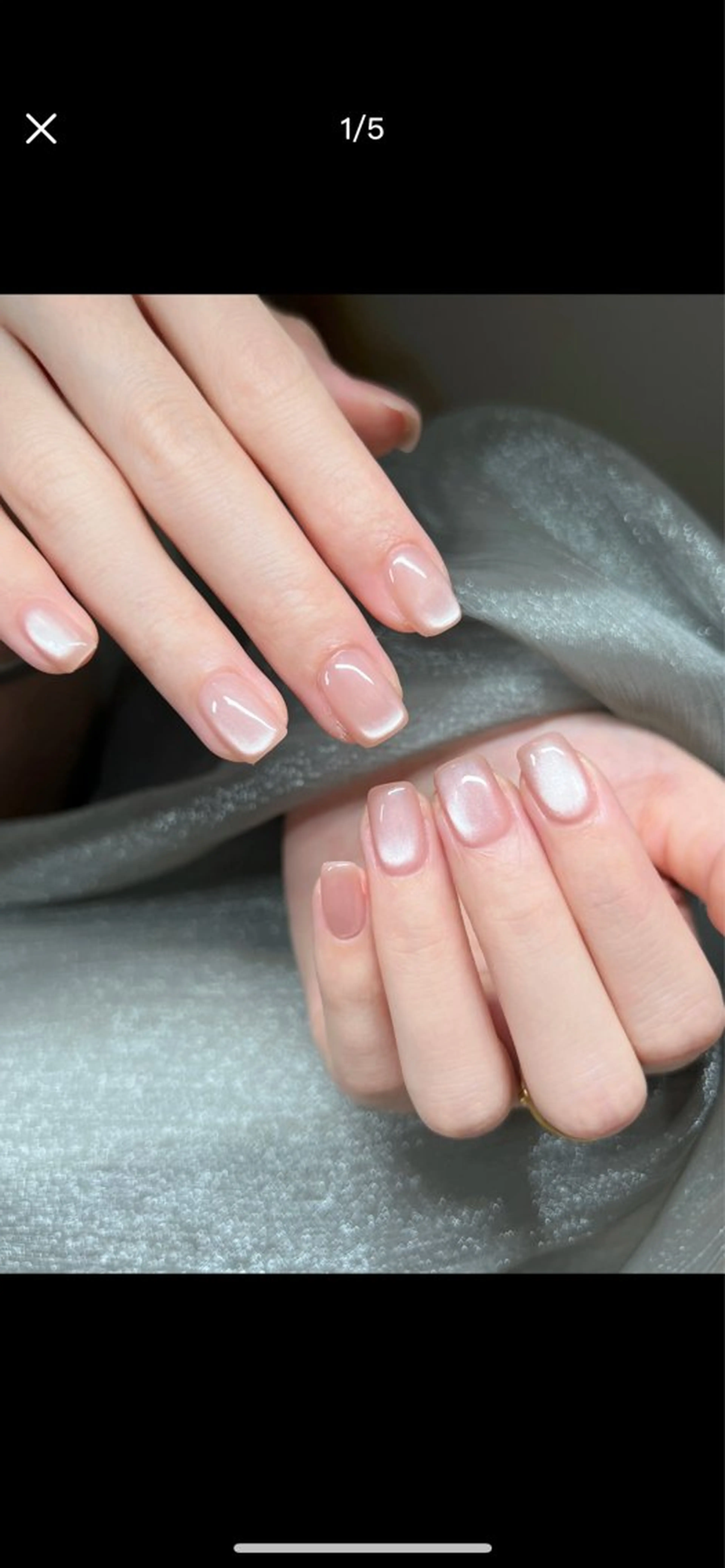 🎀ラメ／ワンカラー／マグネット(追加1色➕500)の写真