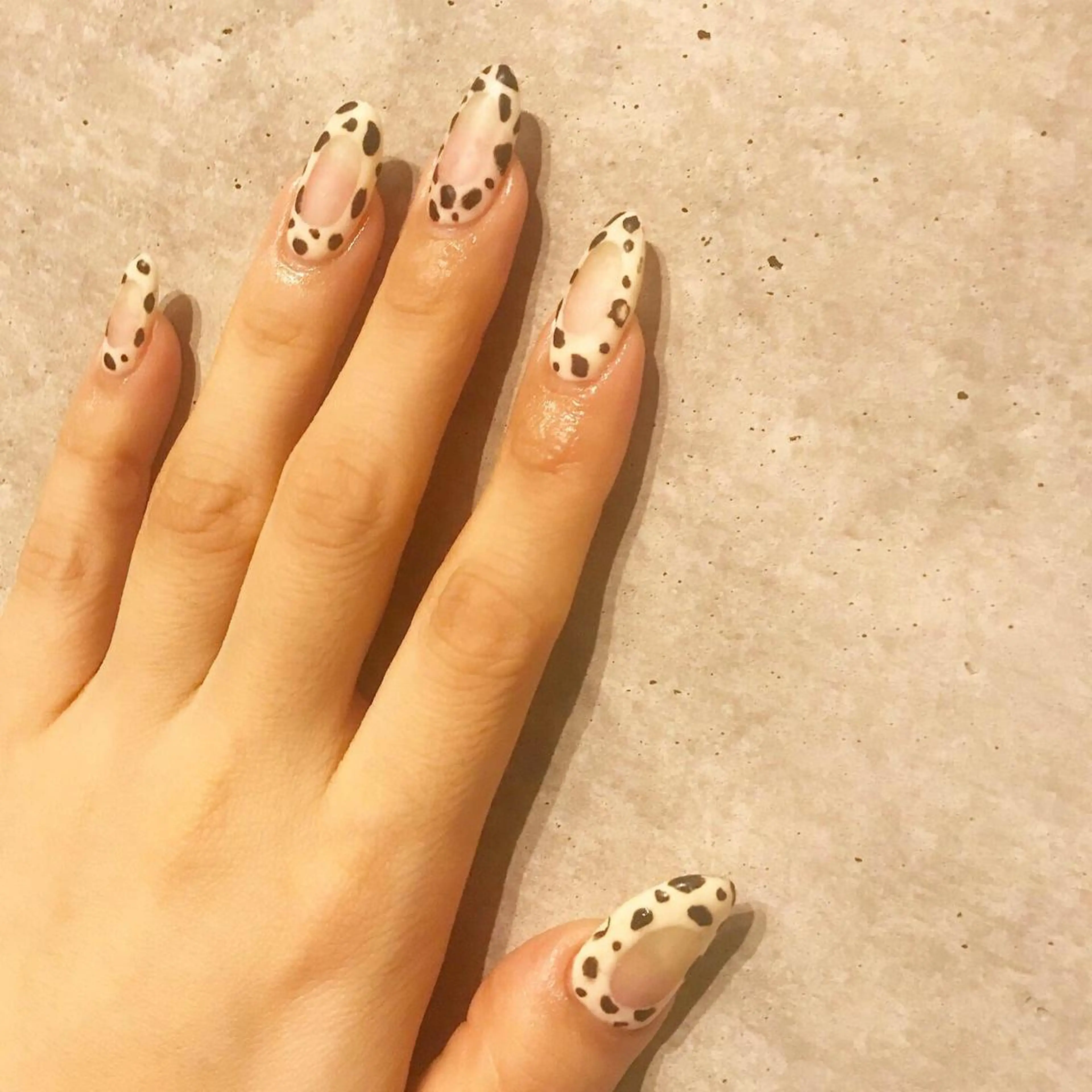 ネイル アニマル柄 マットネイル Kimura Yukoのネイルデザイン