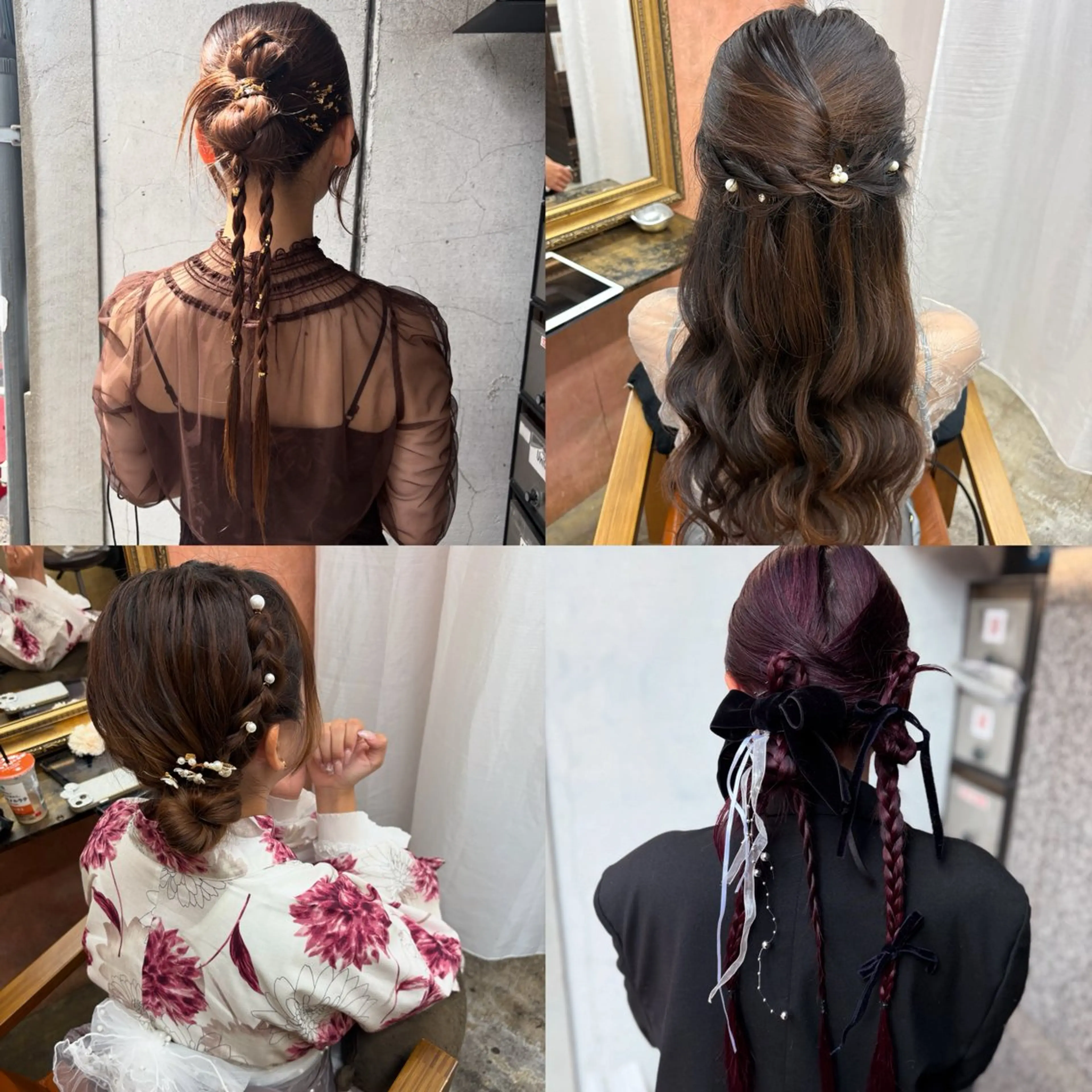 ロング ヘアアレンジ ヘアセット Retsu /UniQのヘアスタイル