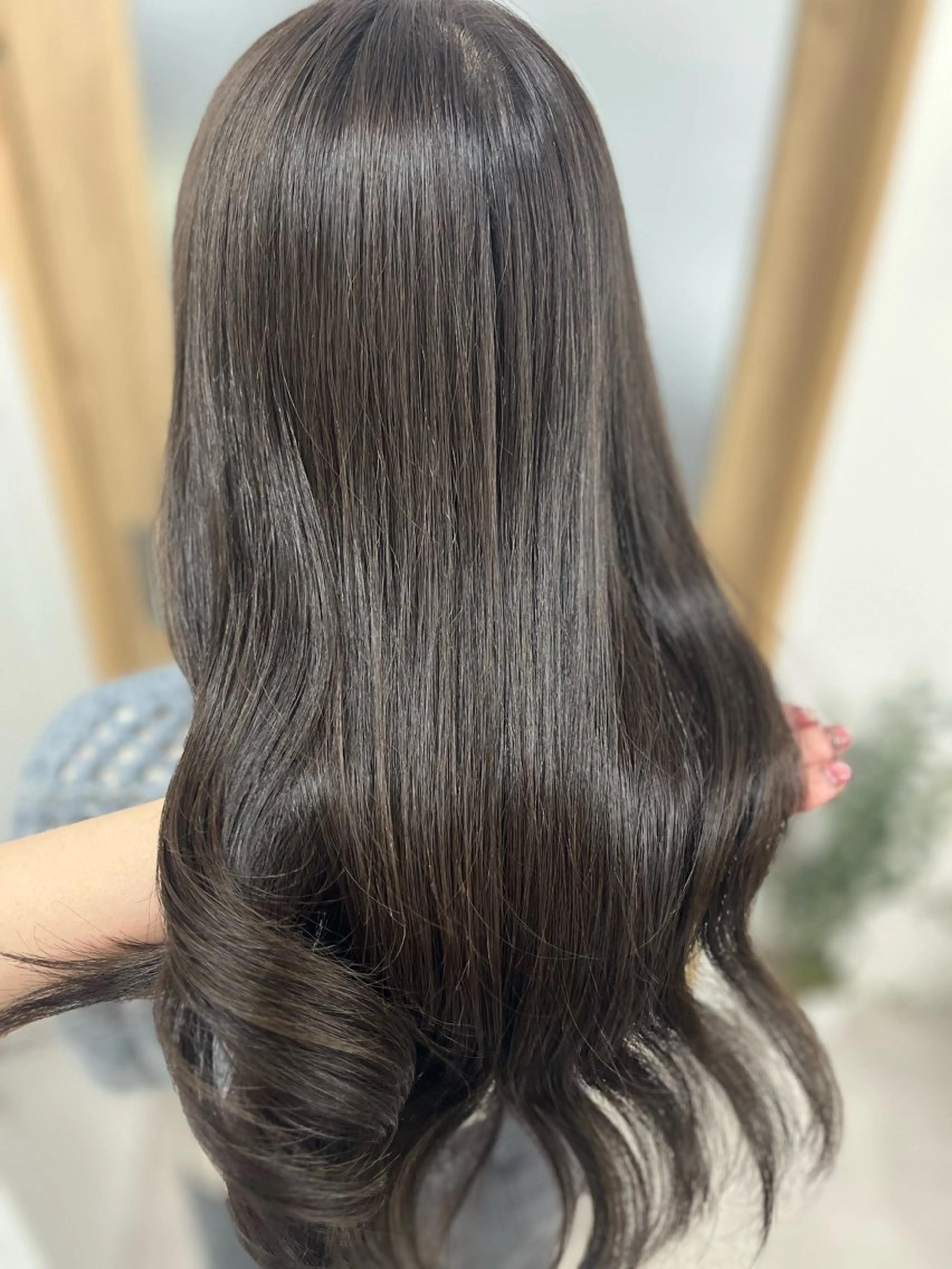 ロング カラー ブラウンカラー カット ヘアカラー トリートメント 🫧ぷる艶カラー🫧 Yuubi🦩のヘアスタイル