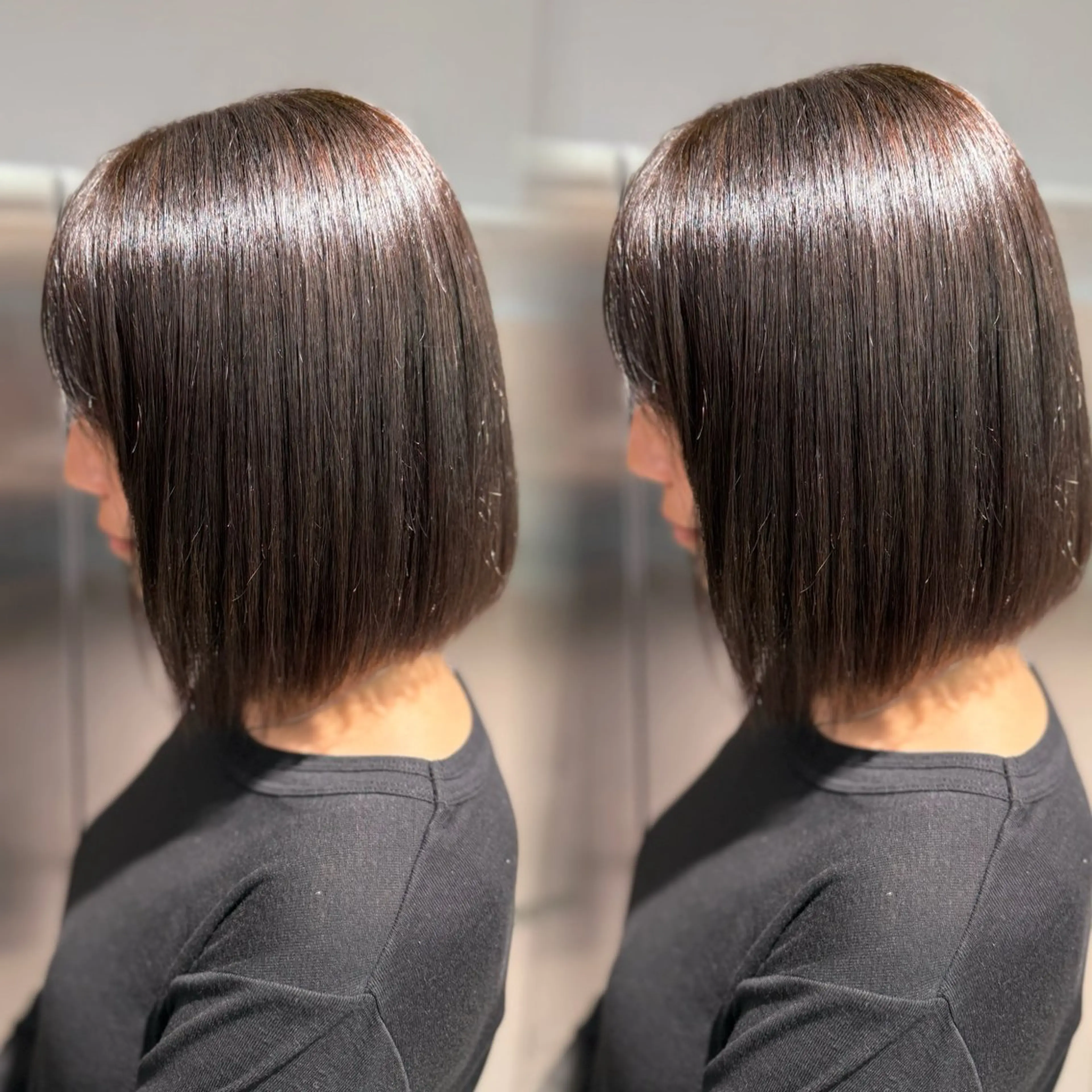 ミディアム カラー ブリーチ ダブルカラー ブリーチなしカラー ヘアカラー トリートメント ハルナ / 韓国ヘア♪のヘアスタイル