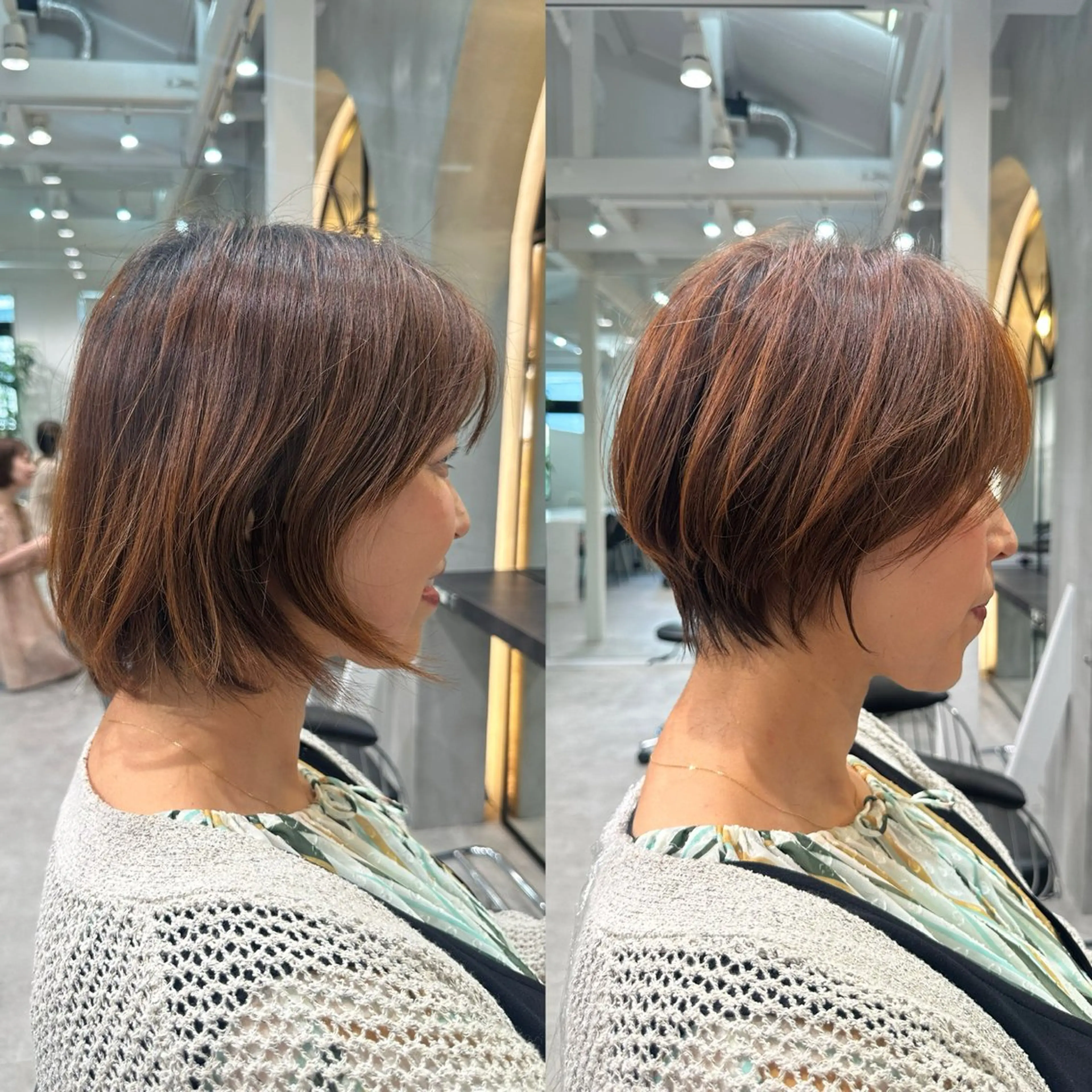 ショート ショートヘア 小顔カット カット ヘアカラー トリートメント ヘッドスパ taiga レイヤー /髪質改善/矯正🌈のヘアスタイル