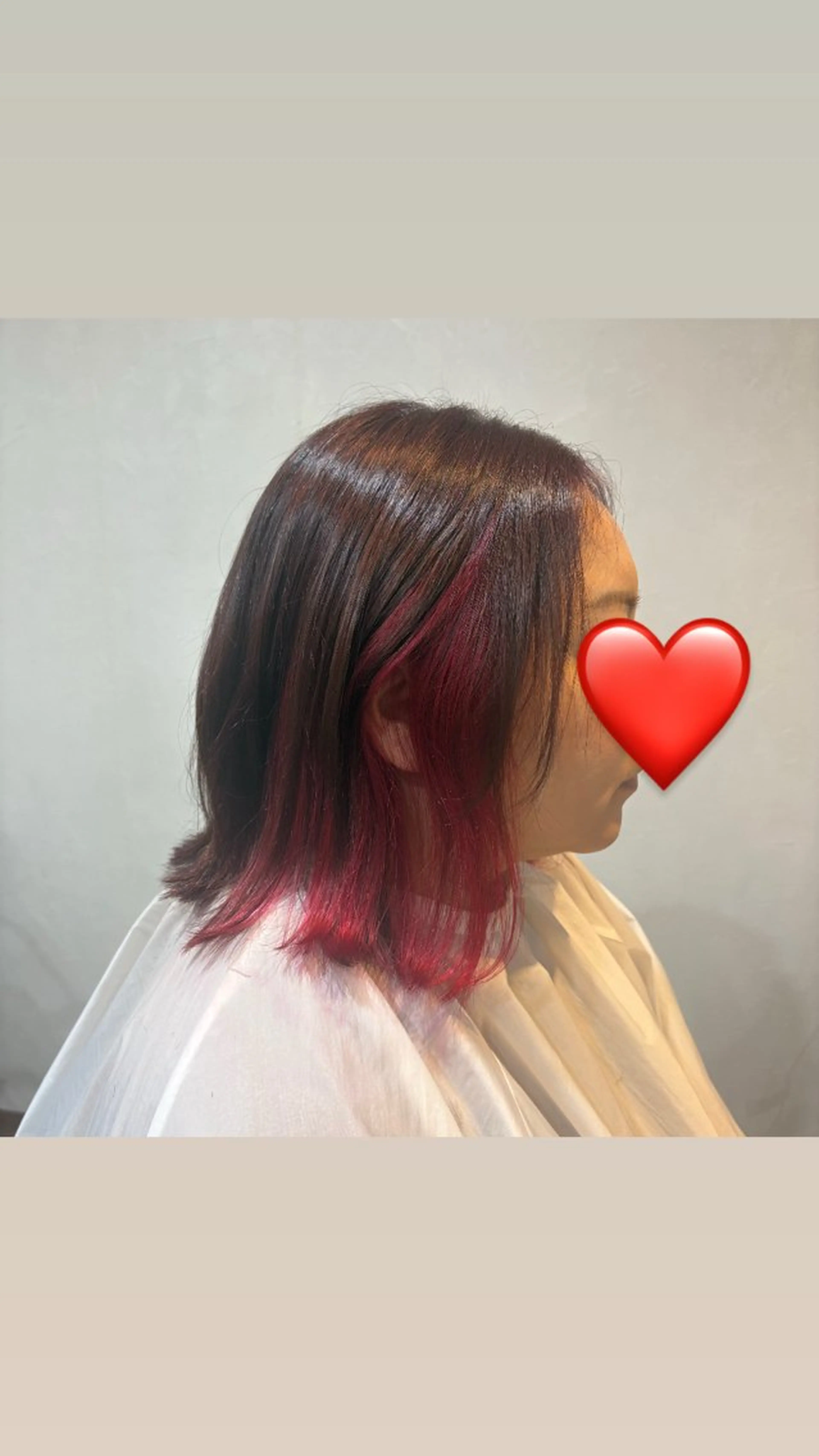 ［２回目💐］カット＋デザインブリーチカラー＋全体カラー＋トリートメントの写真