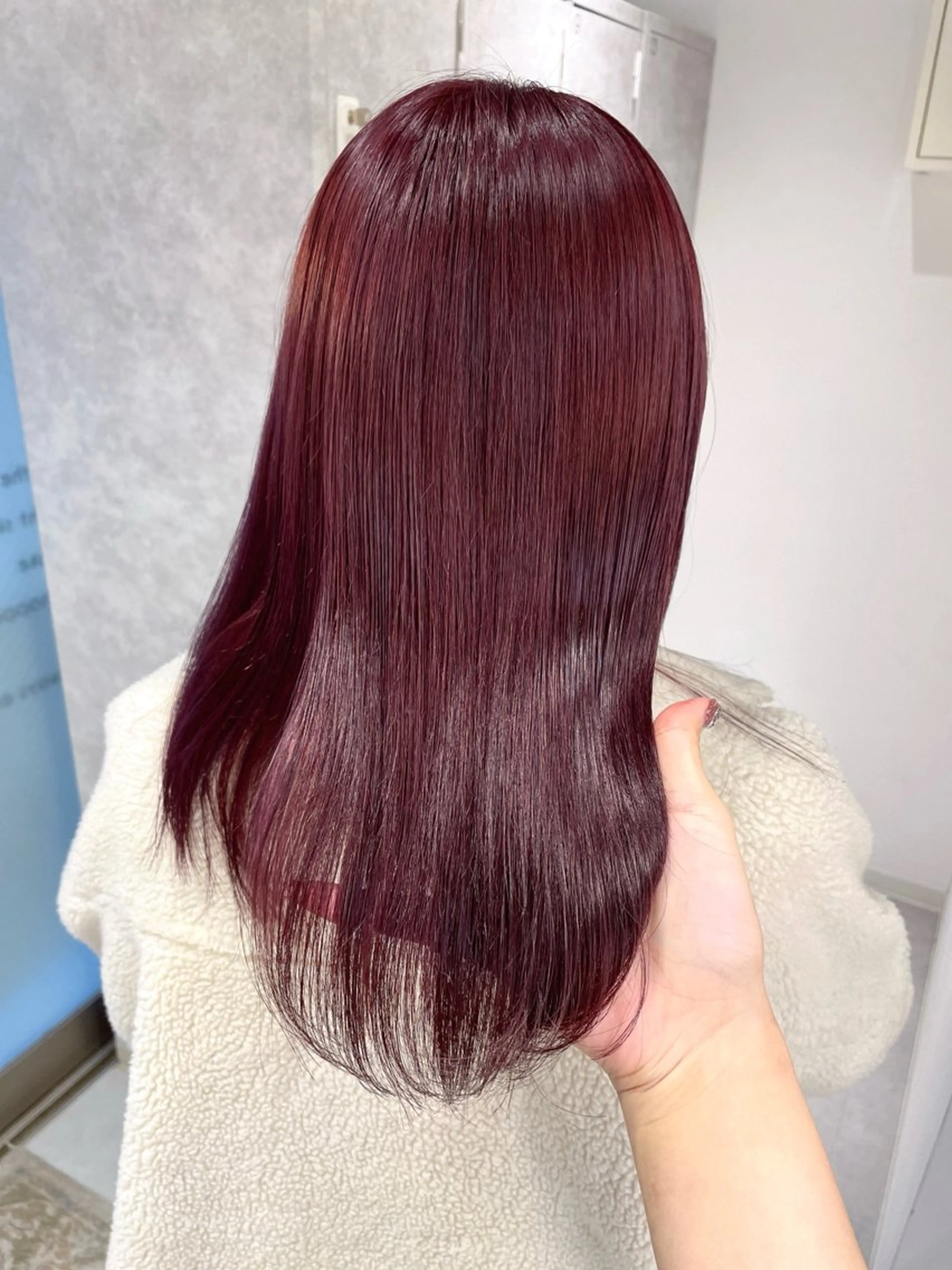 ロング カラー カット ヘアカラー トリートメント ダブルカラー,透け カラーHINARIのヘアスタイル