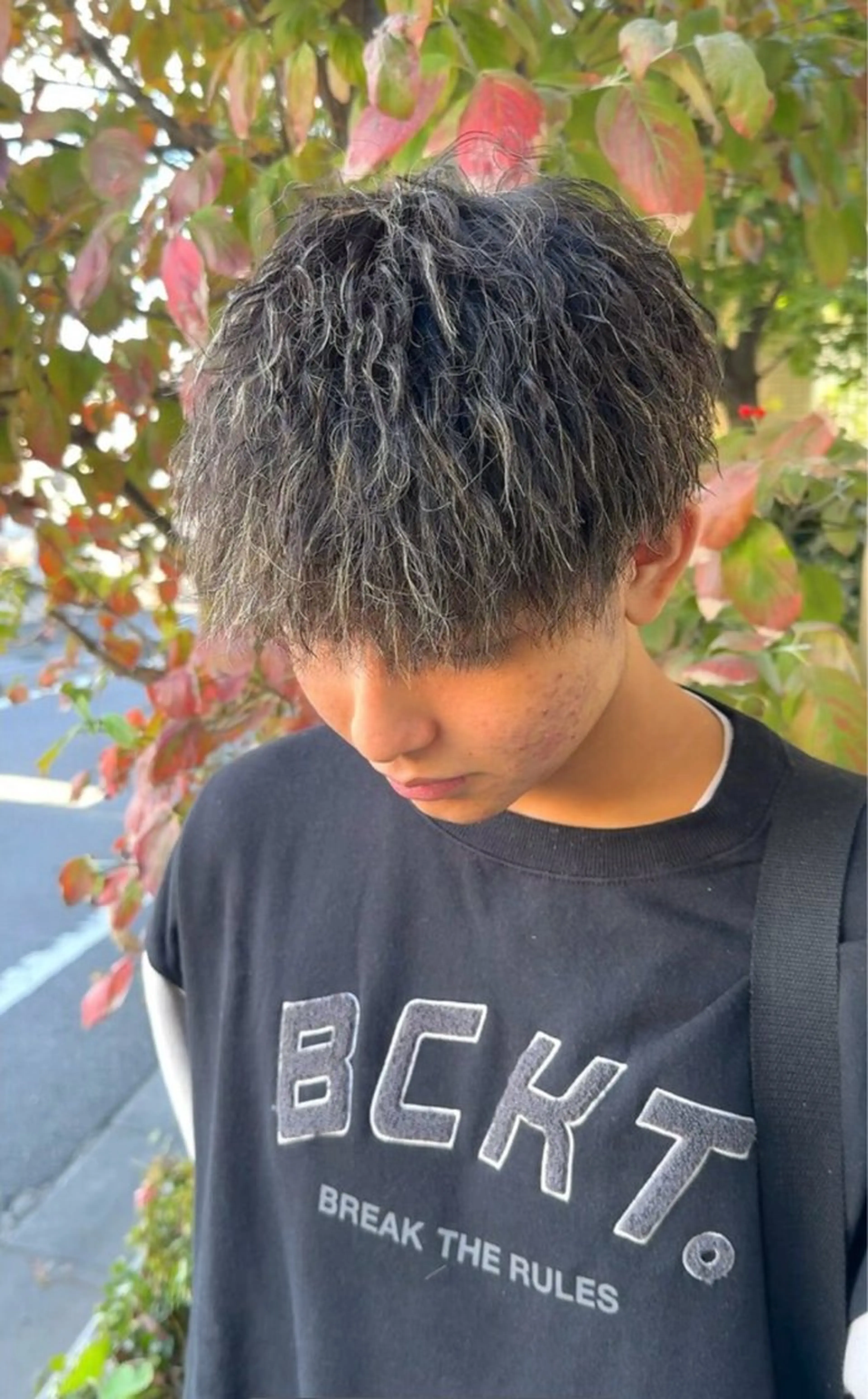 パーマ メンズ カット パーマ 津組 大智のヘアスタイル