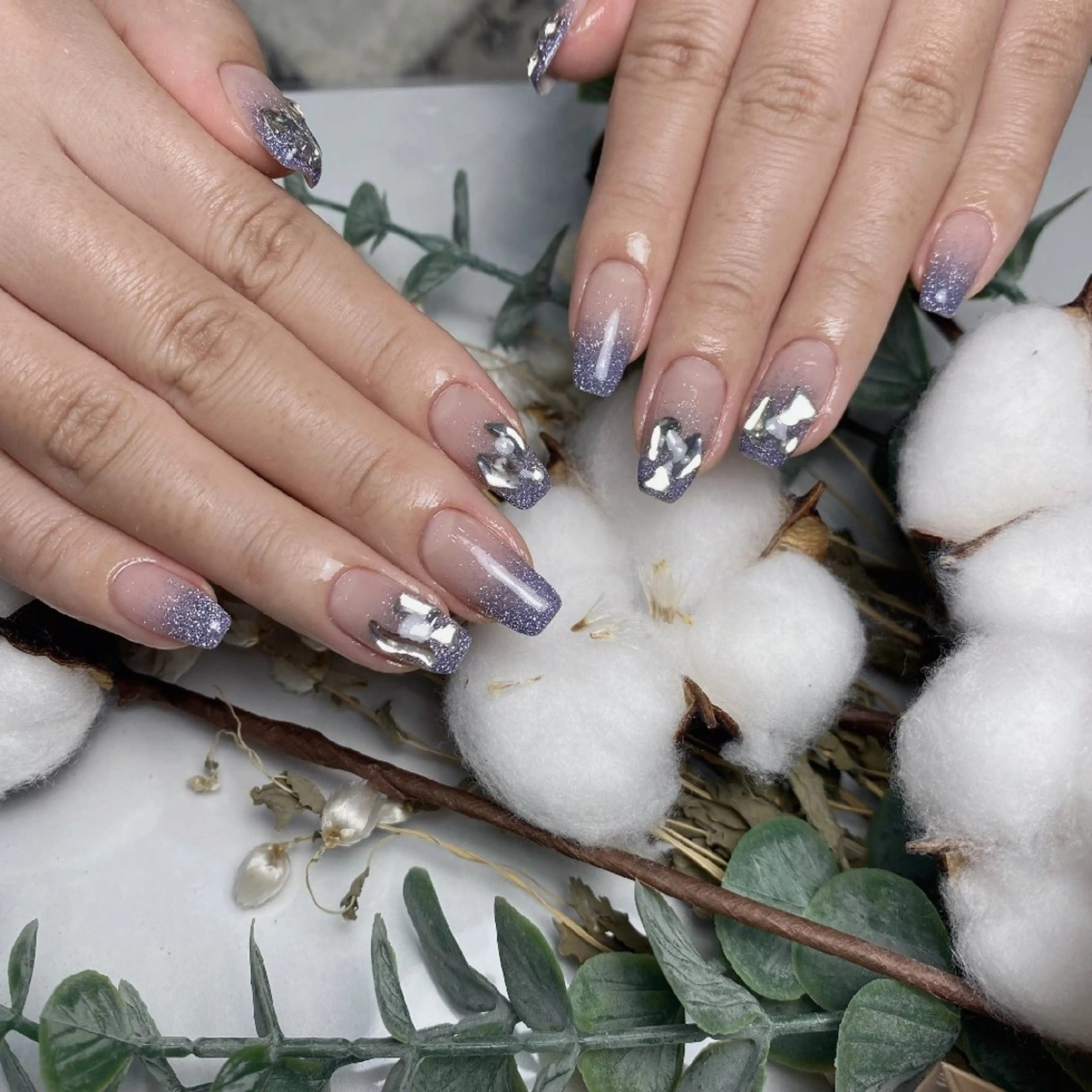 ネイル キラキラネイル ハンドネイル UM Nail Salonのネイルデザイン