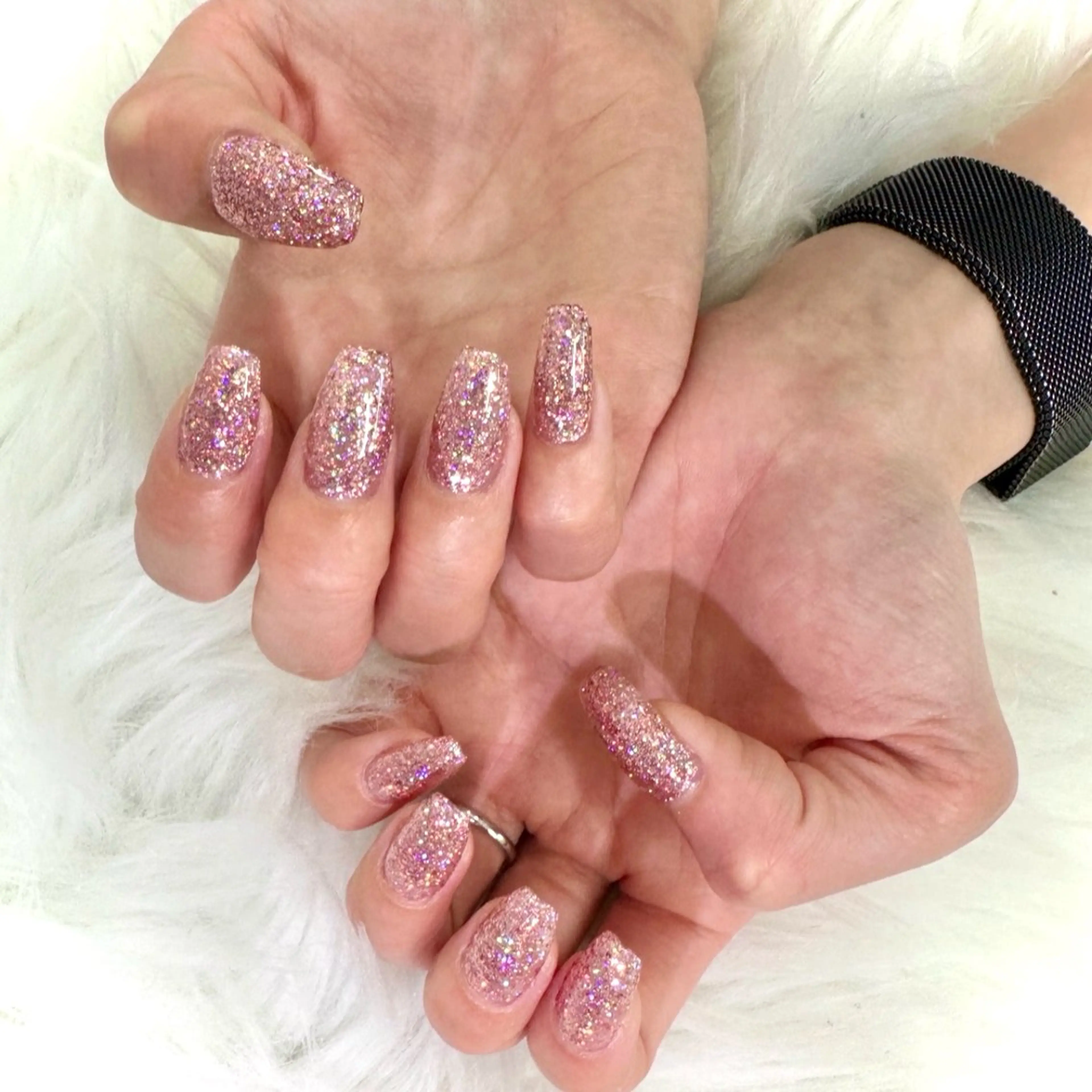 【オフなし】ラメワンカラーの写真