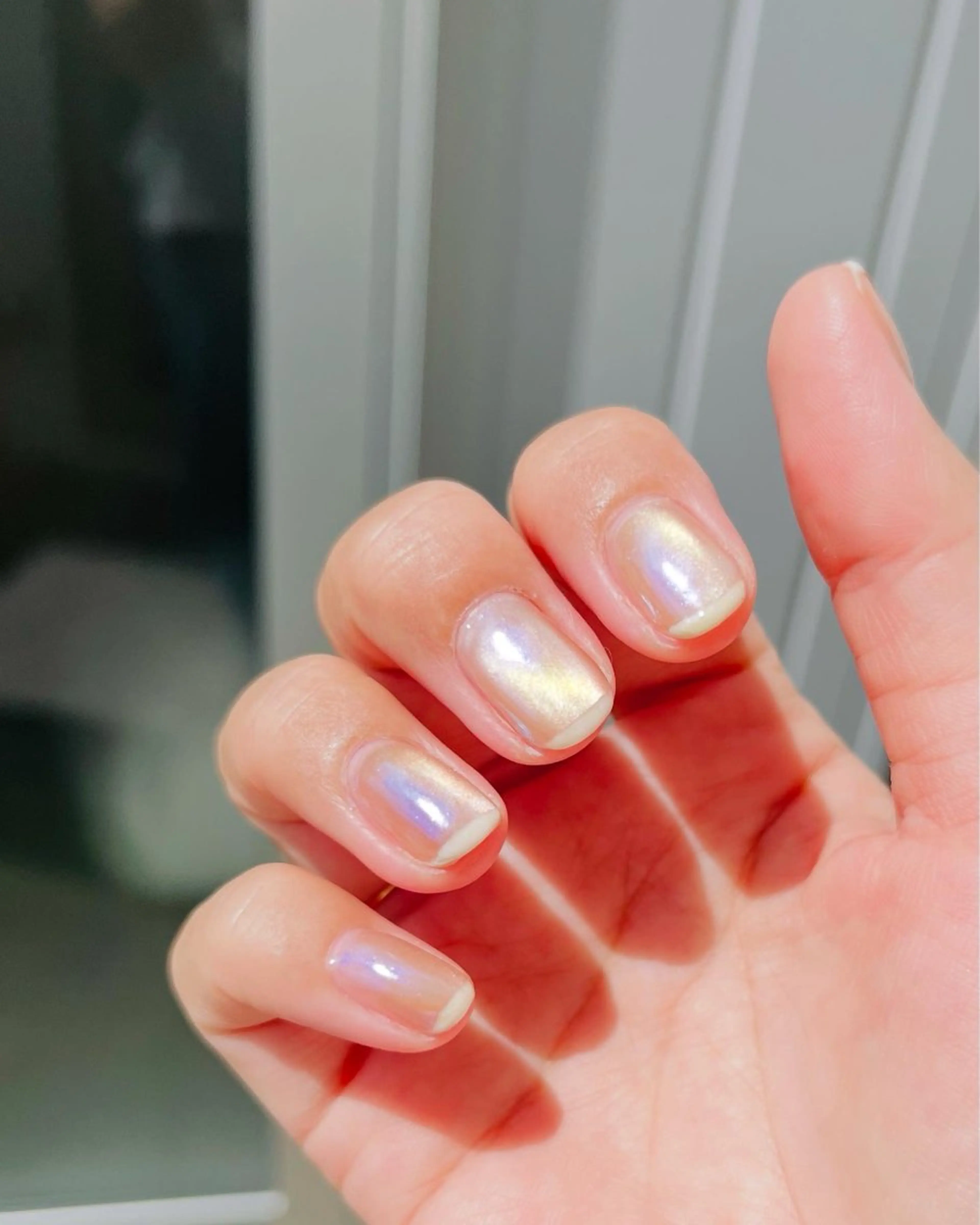 ネイル アートネイル オーロラネイル マグネットネイル Hum nail  roomのネイルデザイン