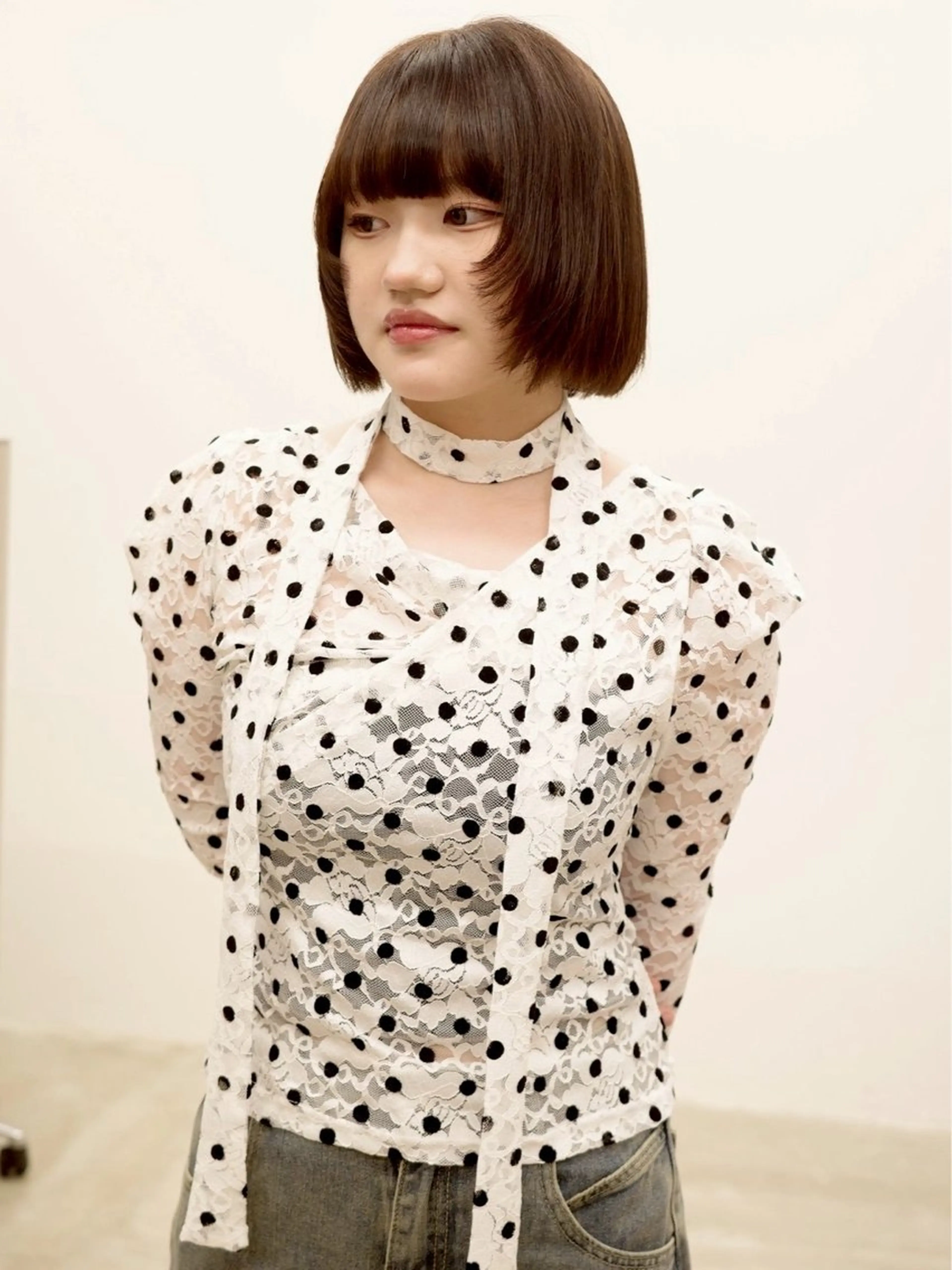 ショート 切りっぱなしボブ ボブレイヤー ボブ レイヤーカット ヘアカラー トリートメント (h)wim ウィムのヘアスタイル