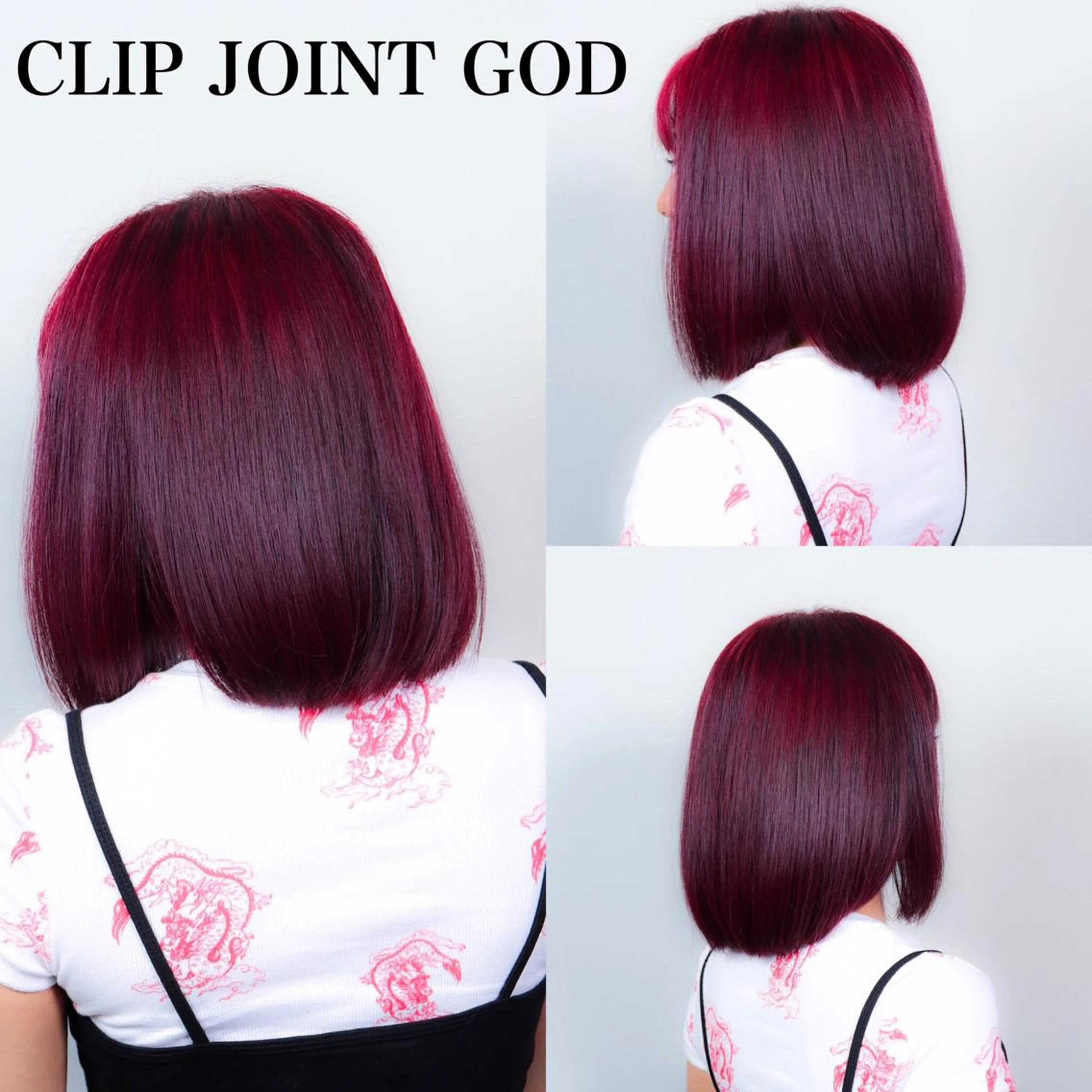 ミディアム カラー レッドカラー 今泉 周のヘアスタイル