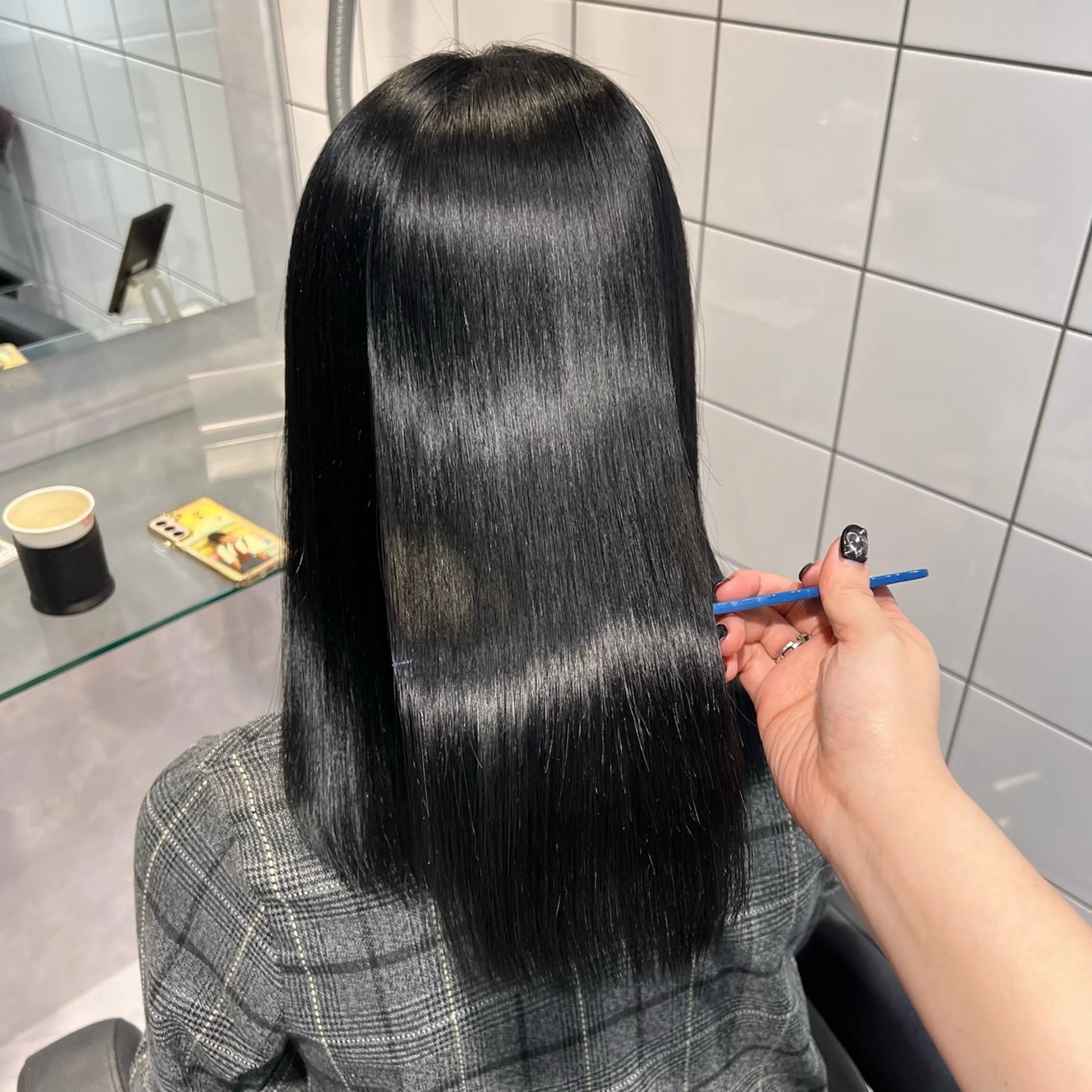 ロング 艶カラー美髪縮毛矯正 /髪質改善✨️ユウキのヘアスタイル