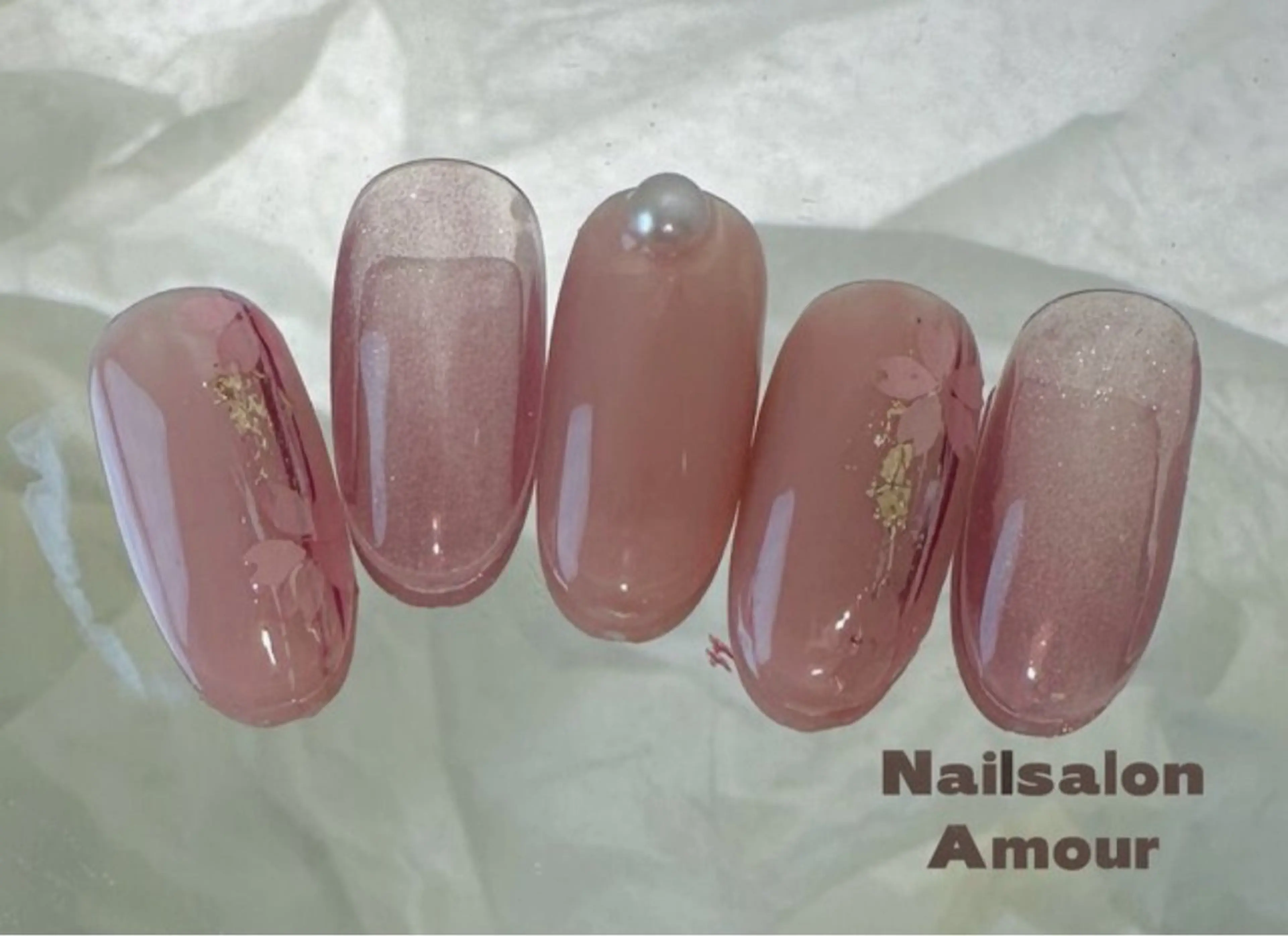 ネイル ハンドネイル パラジェル登録店　Nailsalon Amour  上野湯島店所属・🫧 はる🩵のネイルデザイン