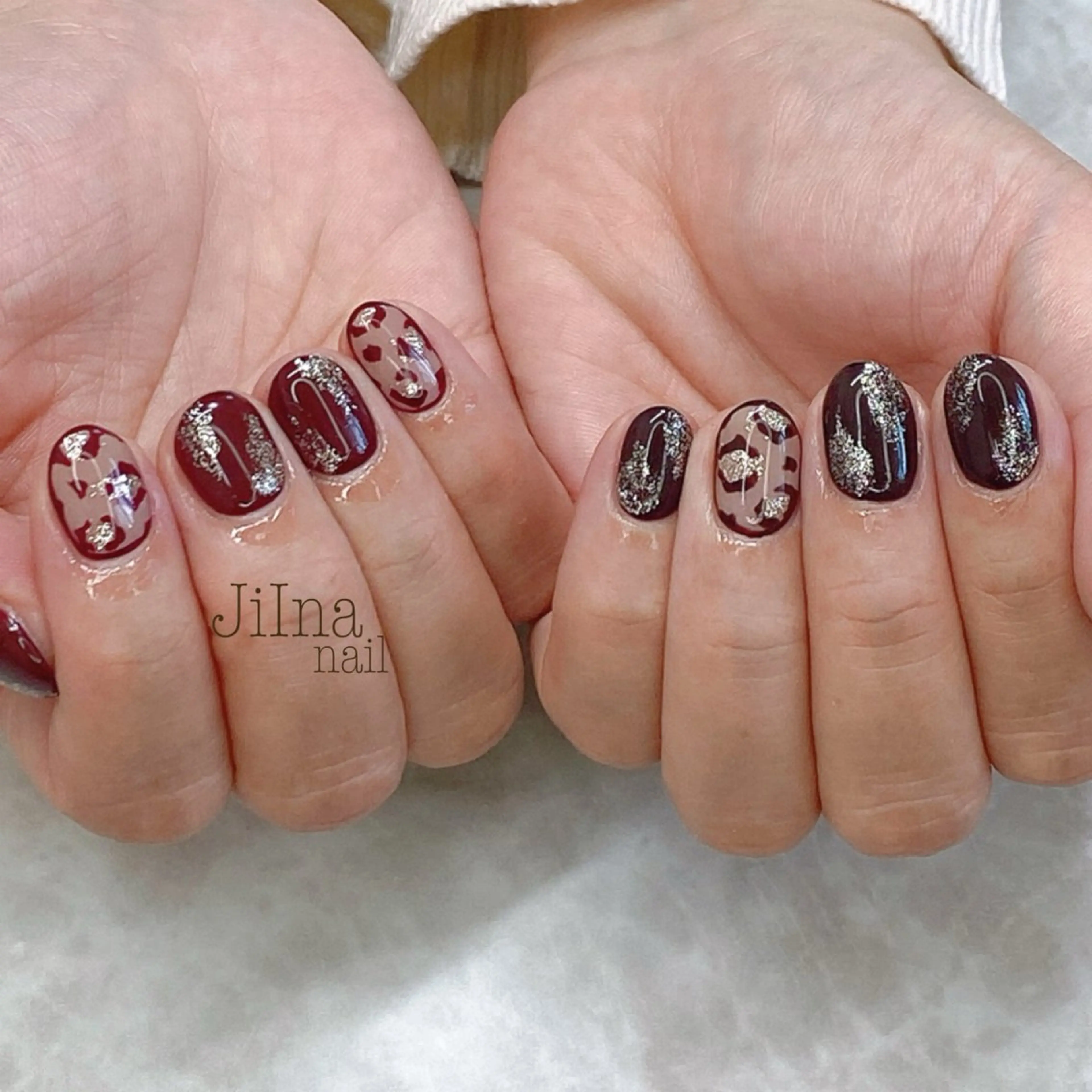 ネイル アニマル柄 JiIna nailのネイルデザイン