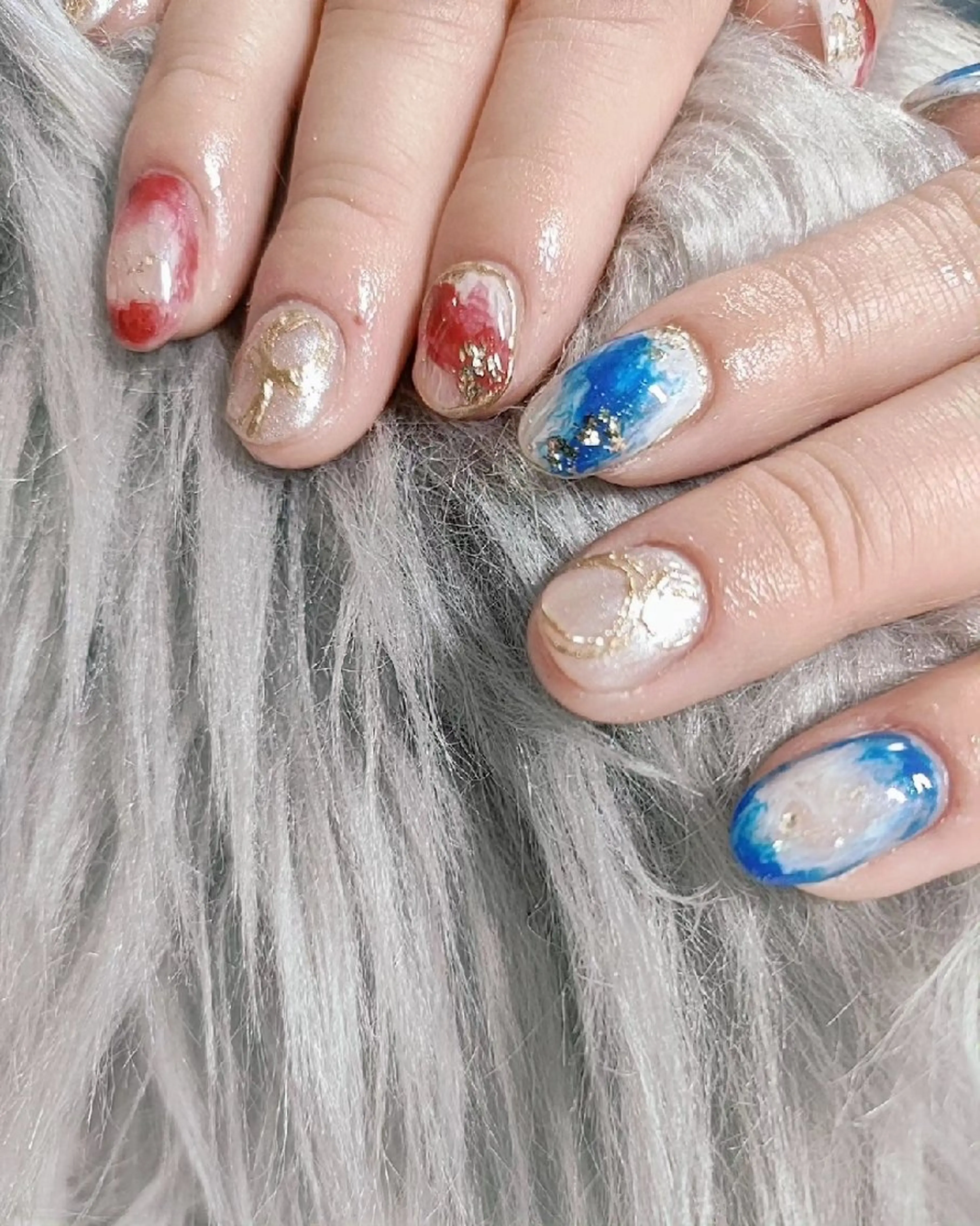 ネイル ハンドネイル Kame_ nail🐢💕のネイルデザイン