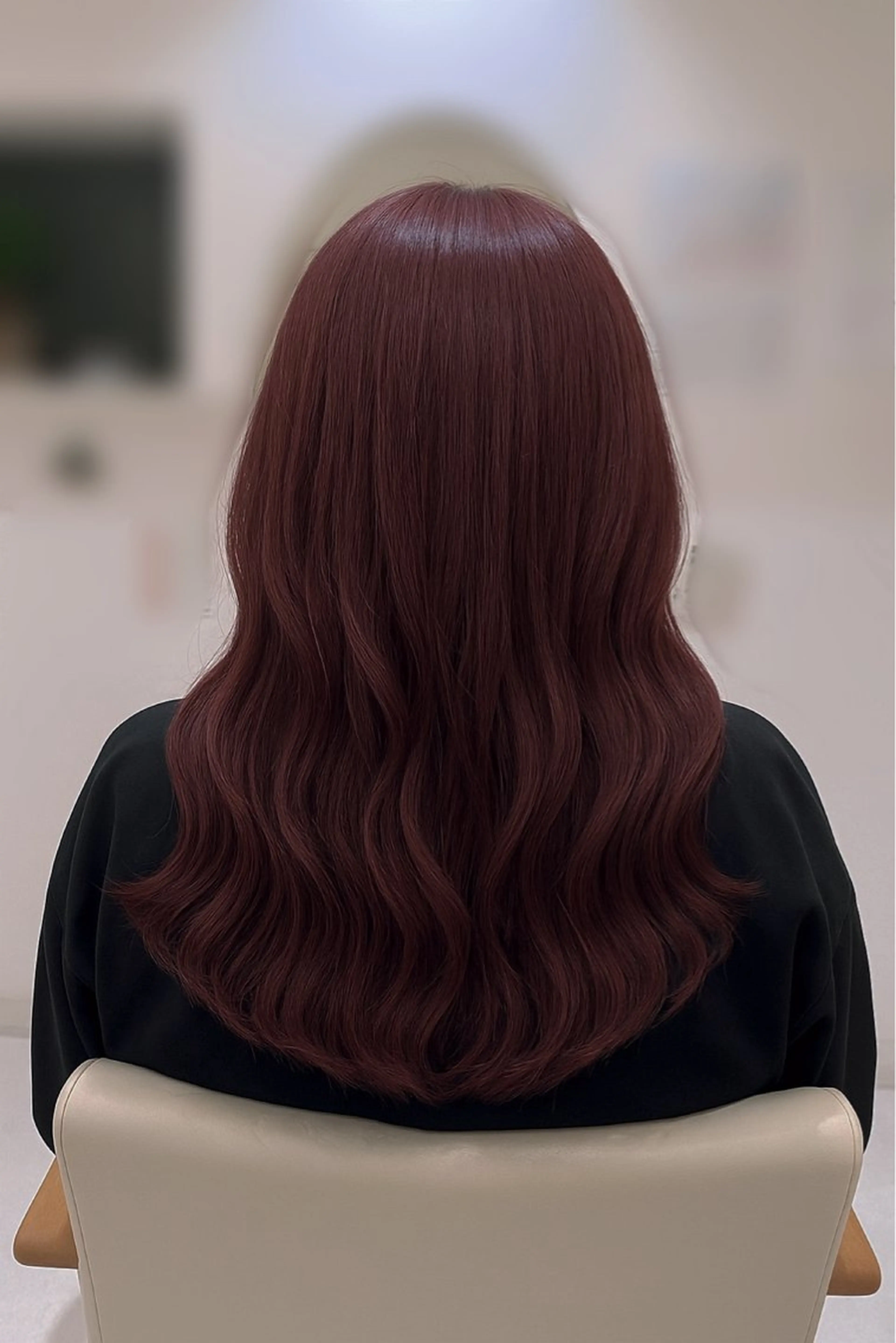 ロング ピンクブラウン un knownのヘアスタイル