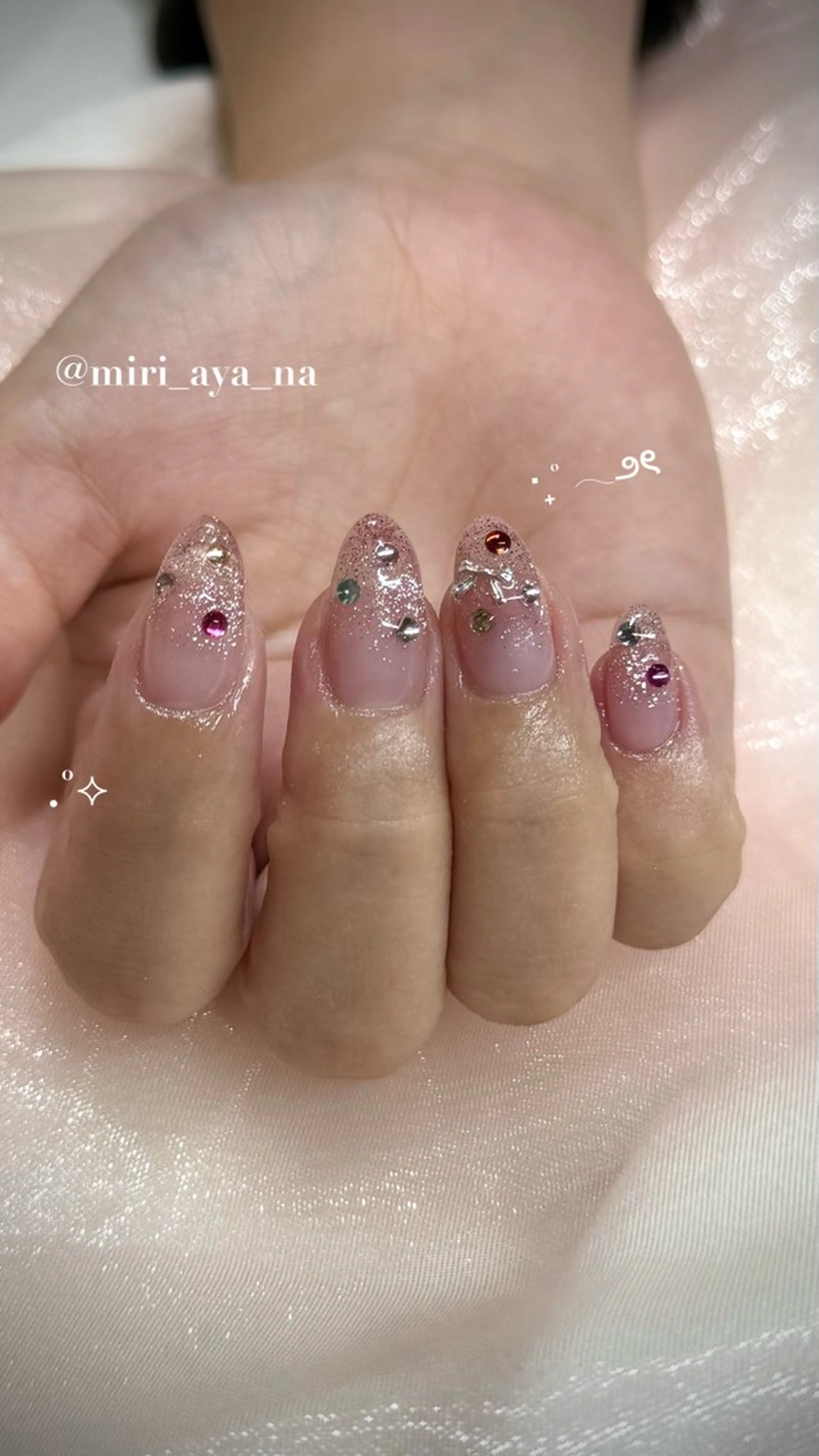 ネイル 新宿代々木/ちゅるん キレイめ/miriのネイルデザイン