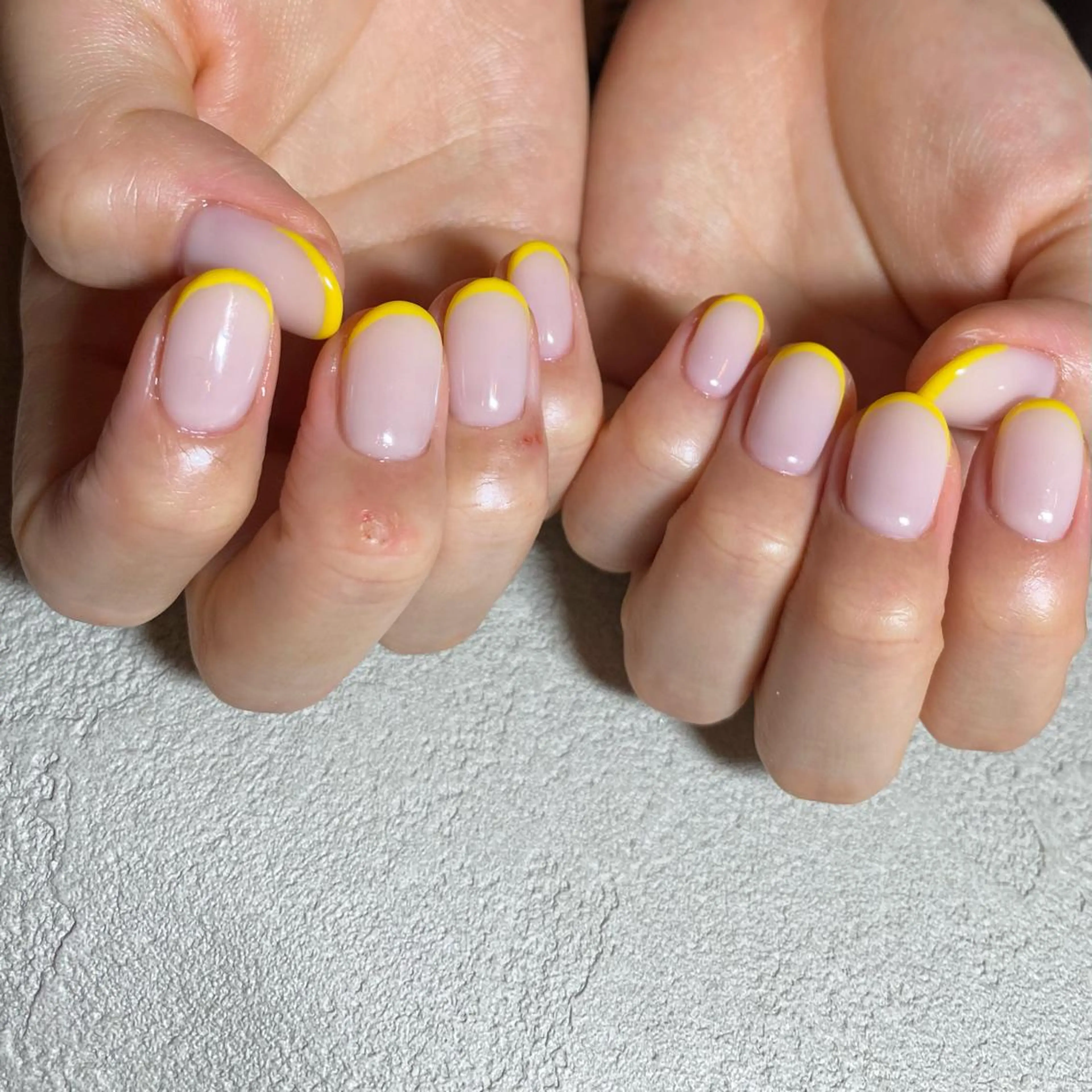 ネイル アートネイル ニュアンスネイル 春ネイル 夏ネイル ハンドネイル 山田 貴子のネイルデザイン